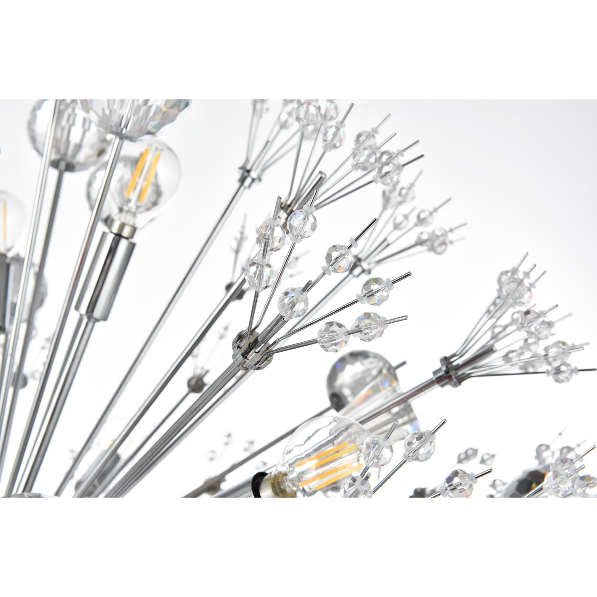 Shown in Chrome finish and Royal Cut crystal