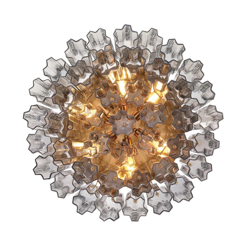 Addis 22 Inch 7 Light Semi Flush Mount by Crystorama