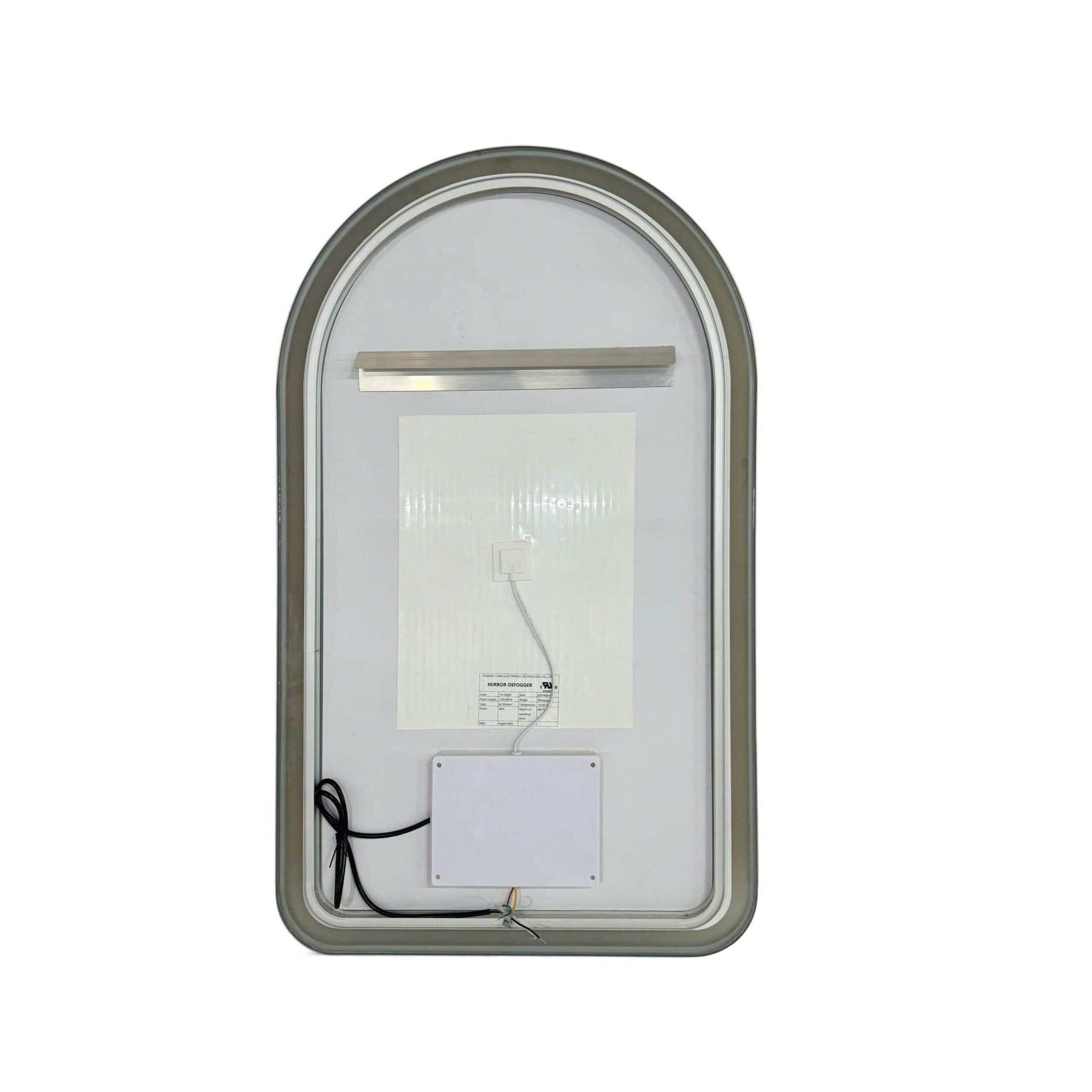Harmoni 40 Inch Arched LED Lighted Mirror by Elegant Decor