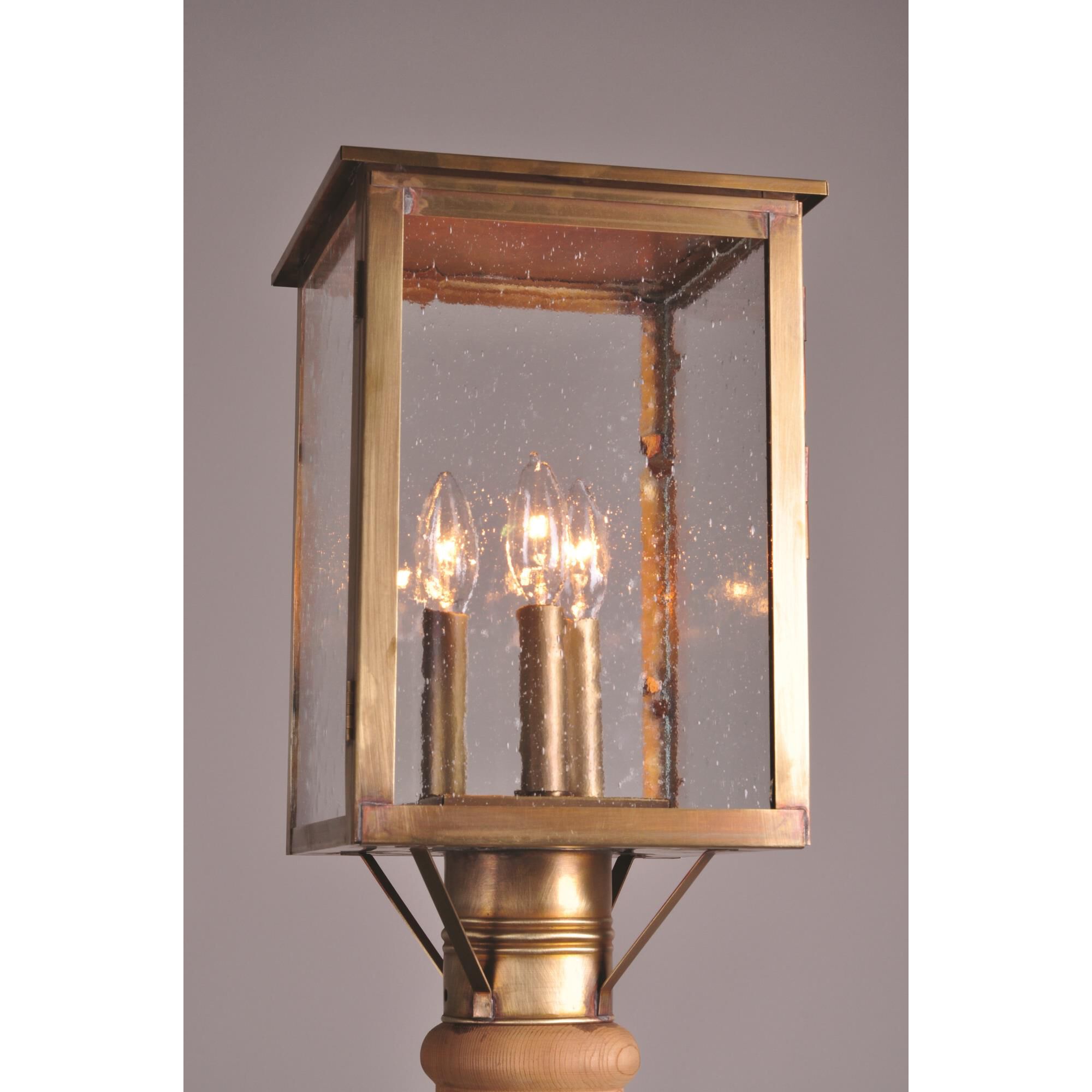 Ashford 15 Inch Tall 3 Light Outdoor Post Lamp,