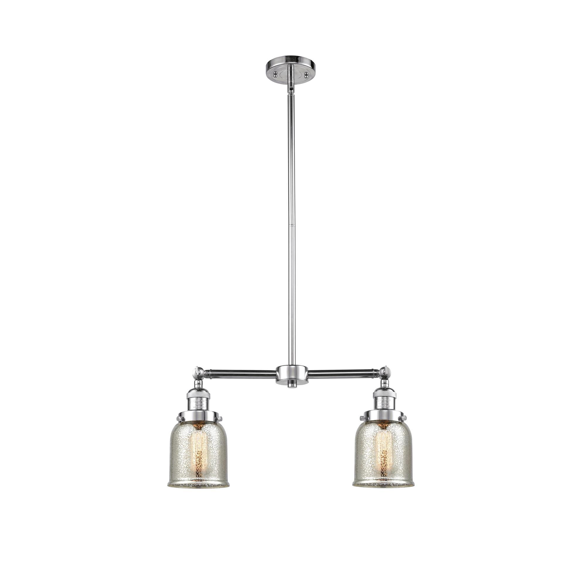 Bruno Marashlian Small Bell 21 Inch 2 Light Mini Chandelier by Innovations Lighting
