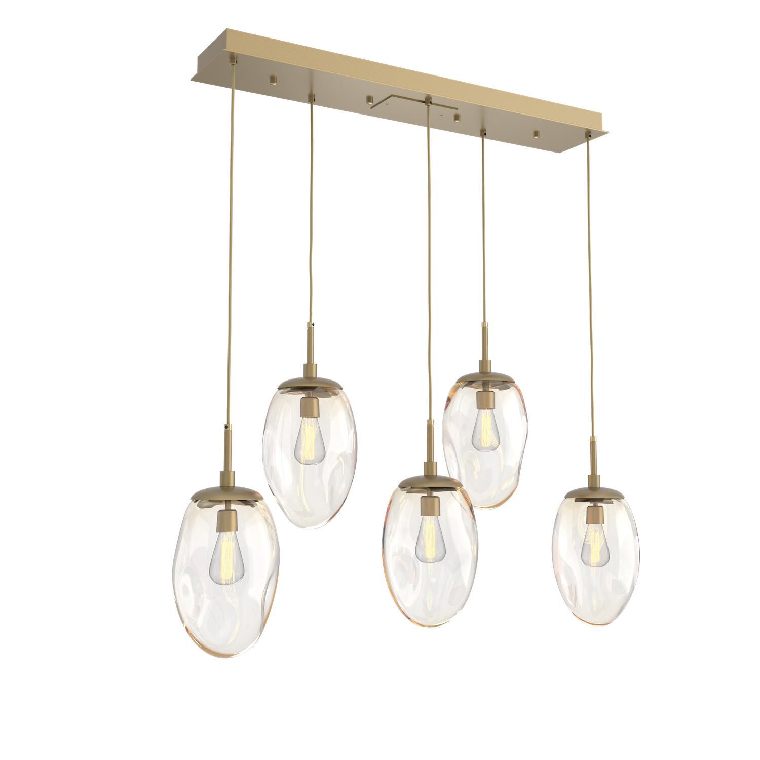 Levi Wilson Nebula 39 Inch 5 Light Linear Suspension Light by Hammerton Studio