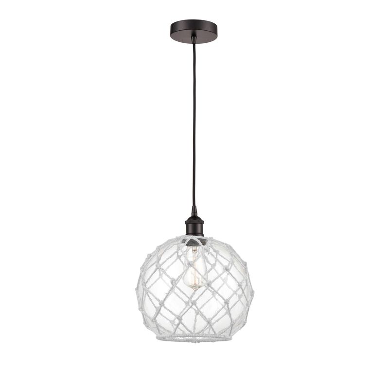 Innovations Lighting Bruno Marashlian Farmhouse Rope 10 Inch Mini Pendant