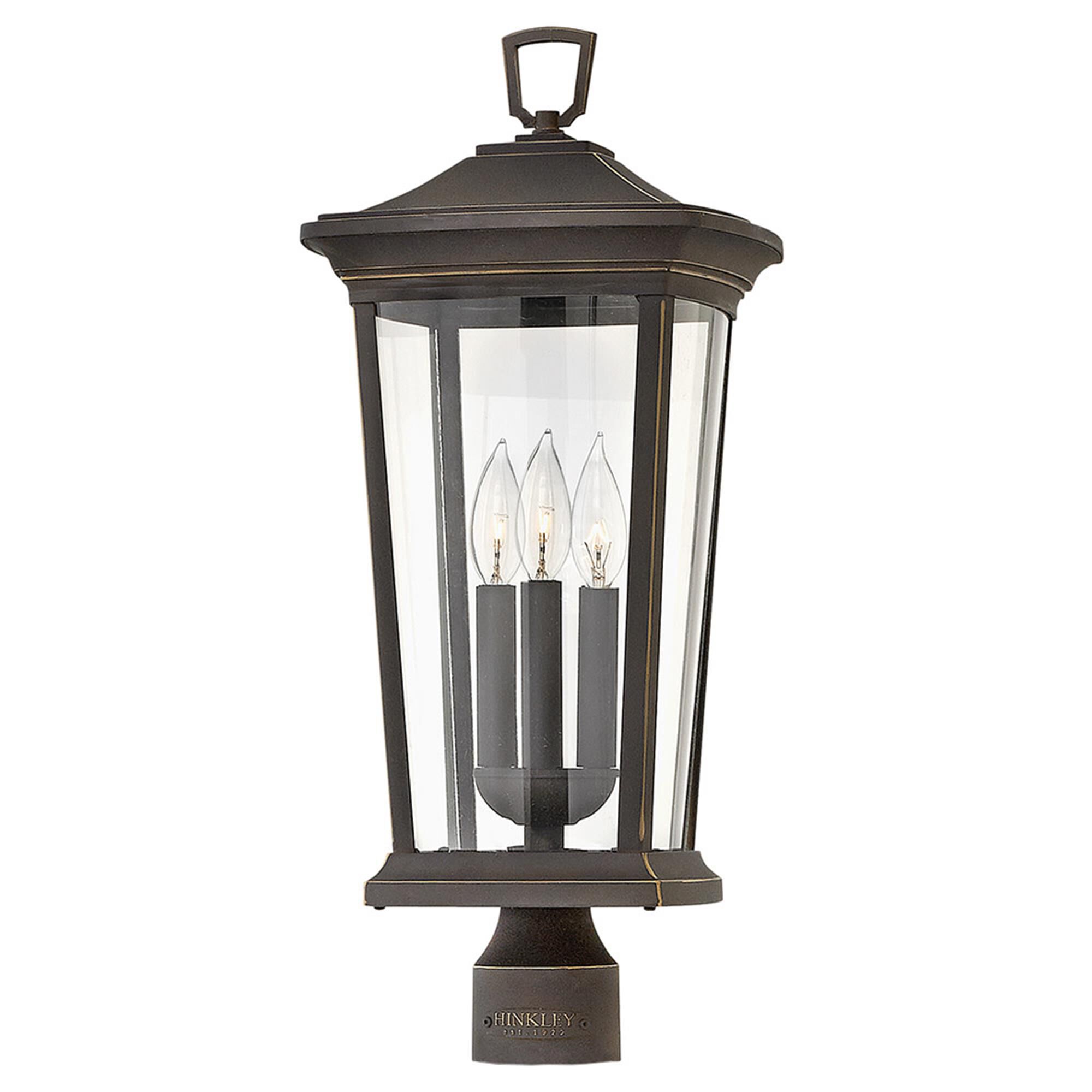 Shown in Oil Rubbed Bronze finish and Clear glass