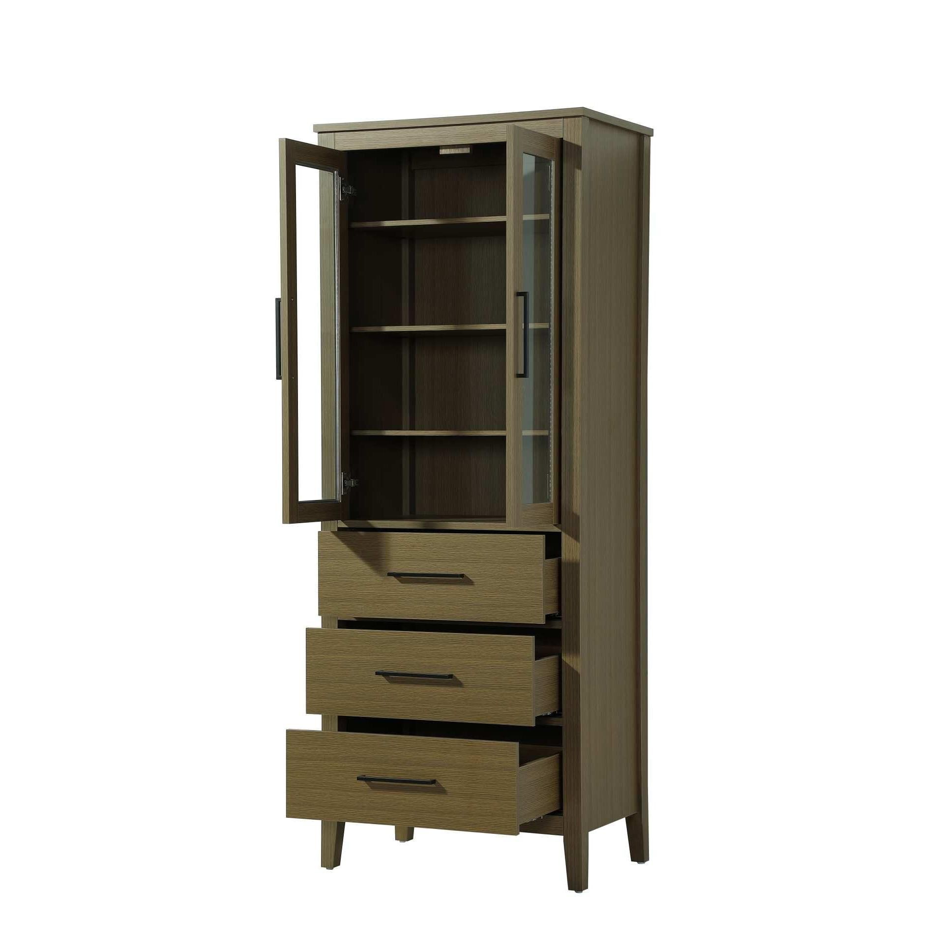 Millie 72 Inch Storage Cabinet by Elegant Decor