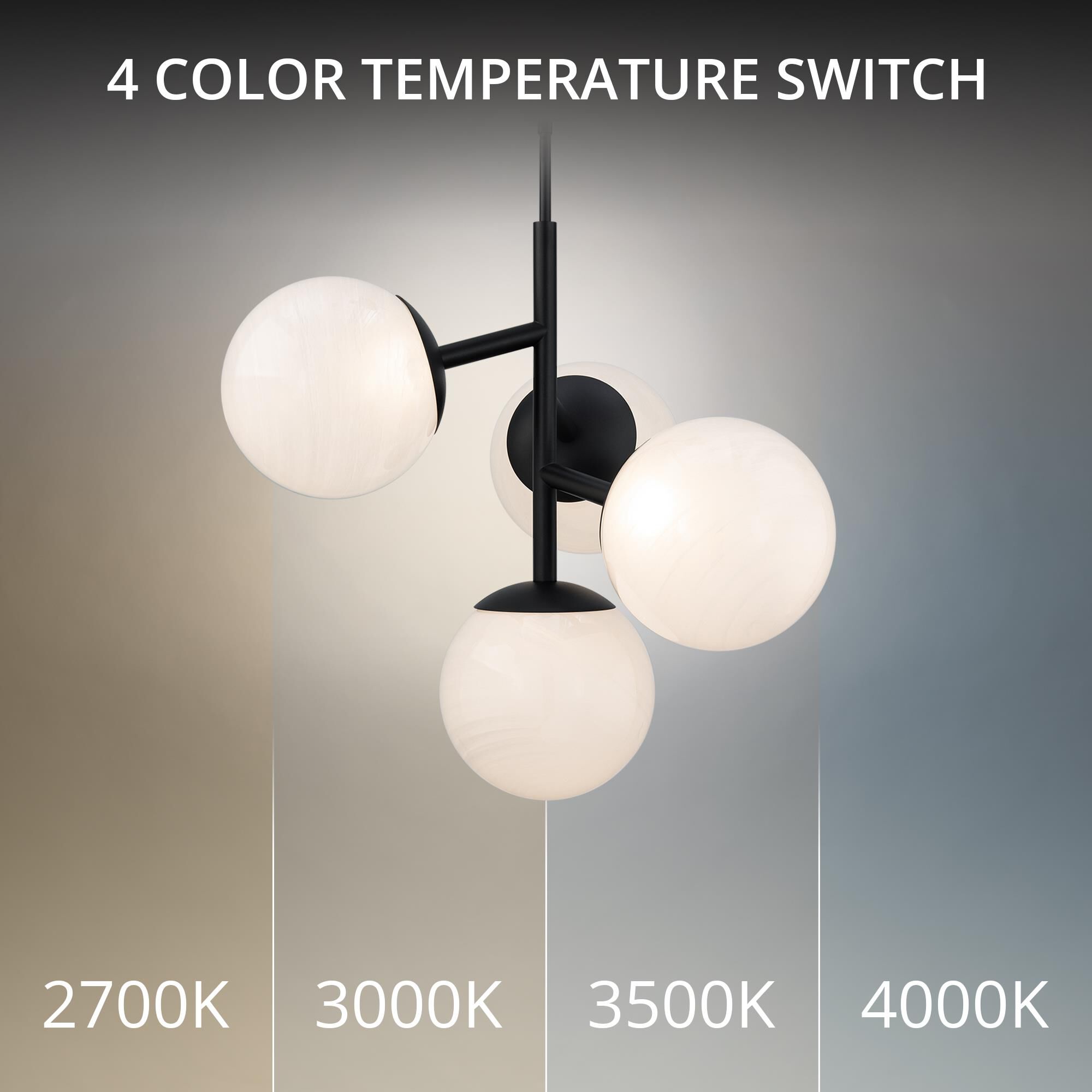 Quatrro 27 Inch Large Pendant by dweLED