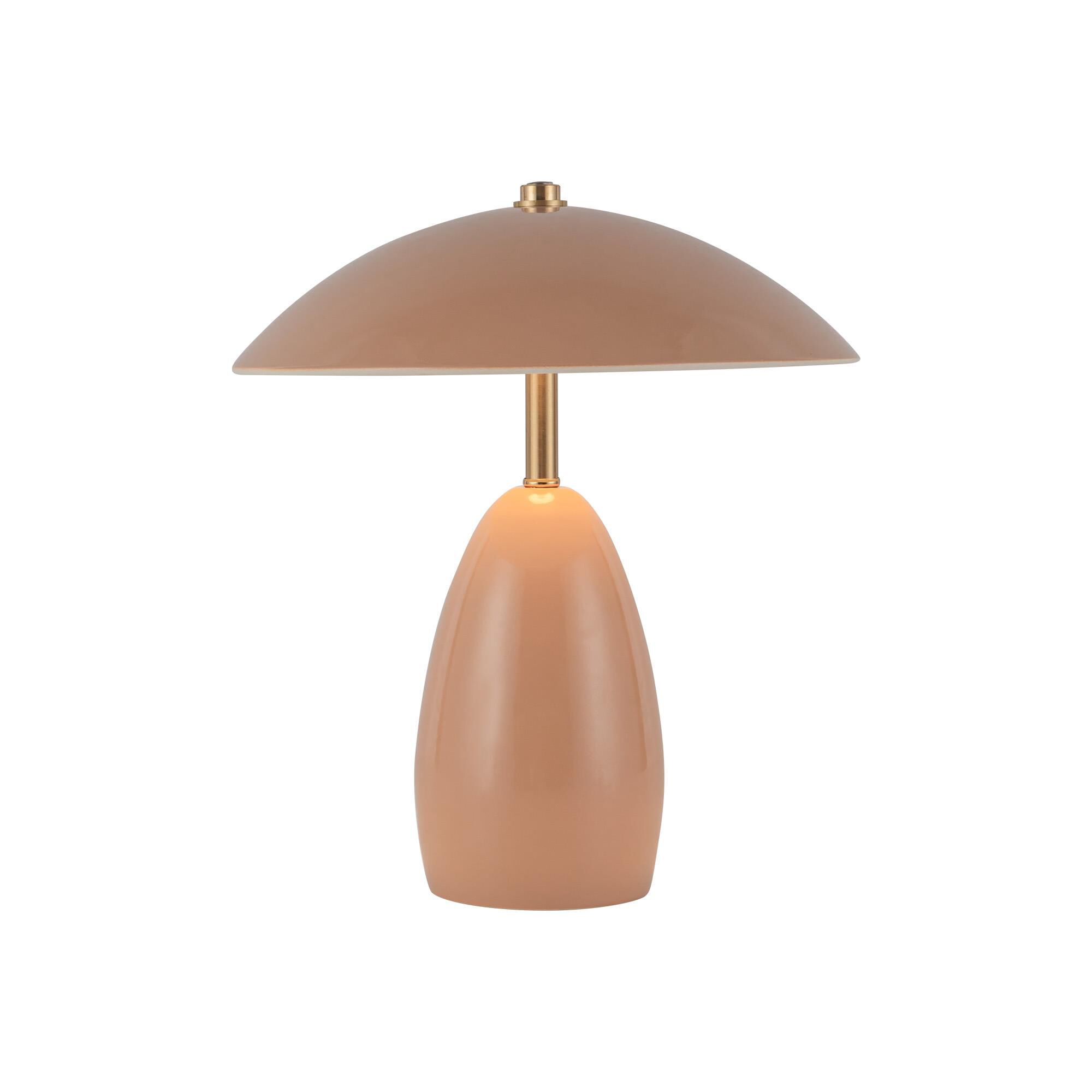 Shown in Peach finish and Steel shade