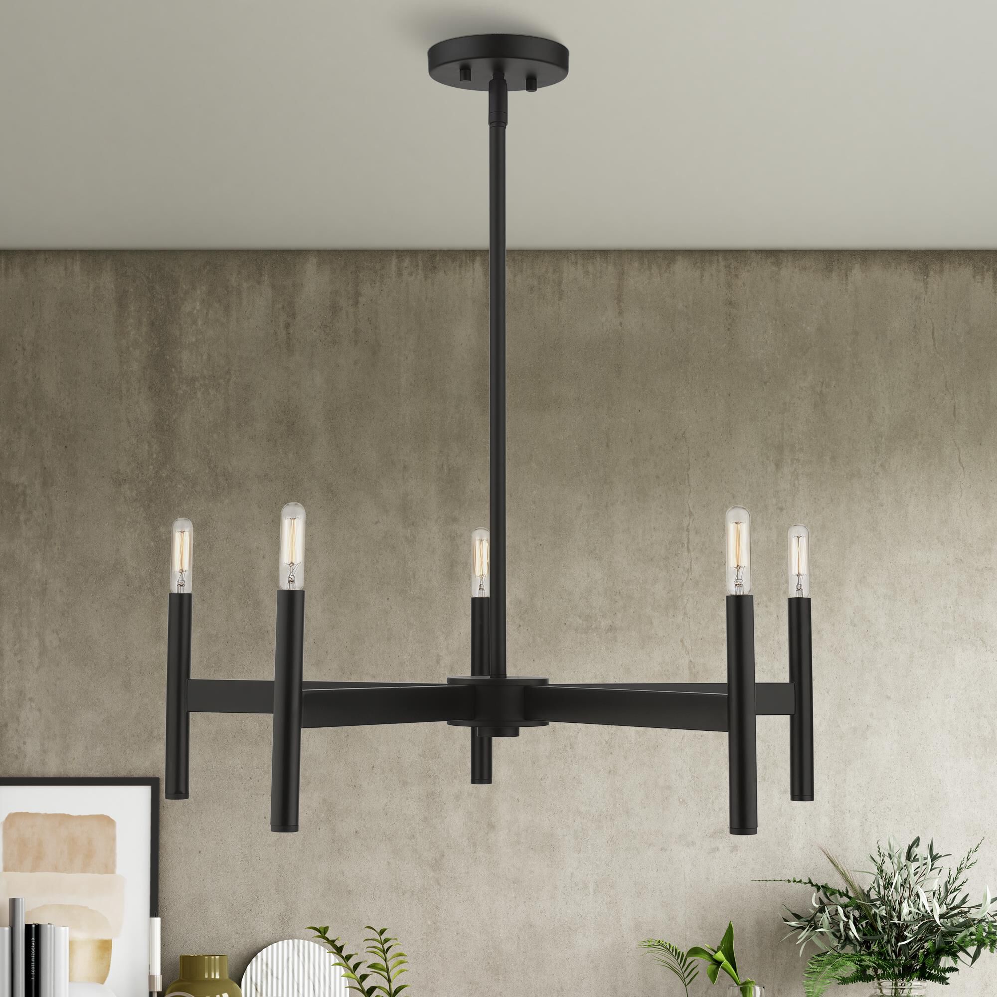 Copenhagen 5 Light Chandelier by Livex Lighting