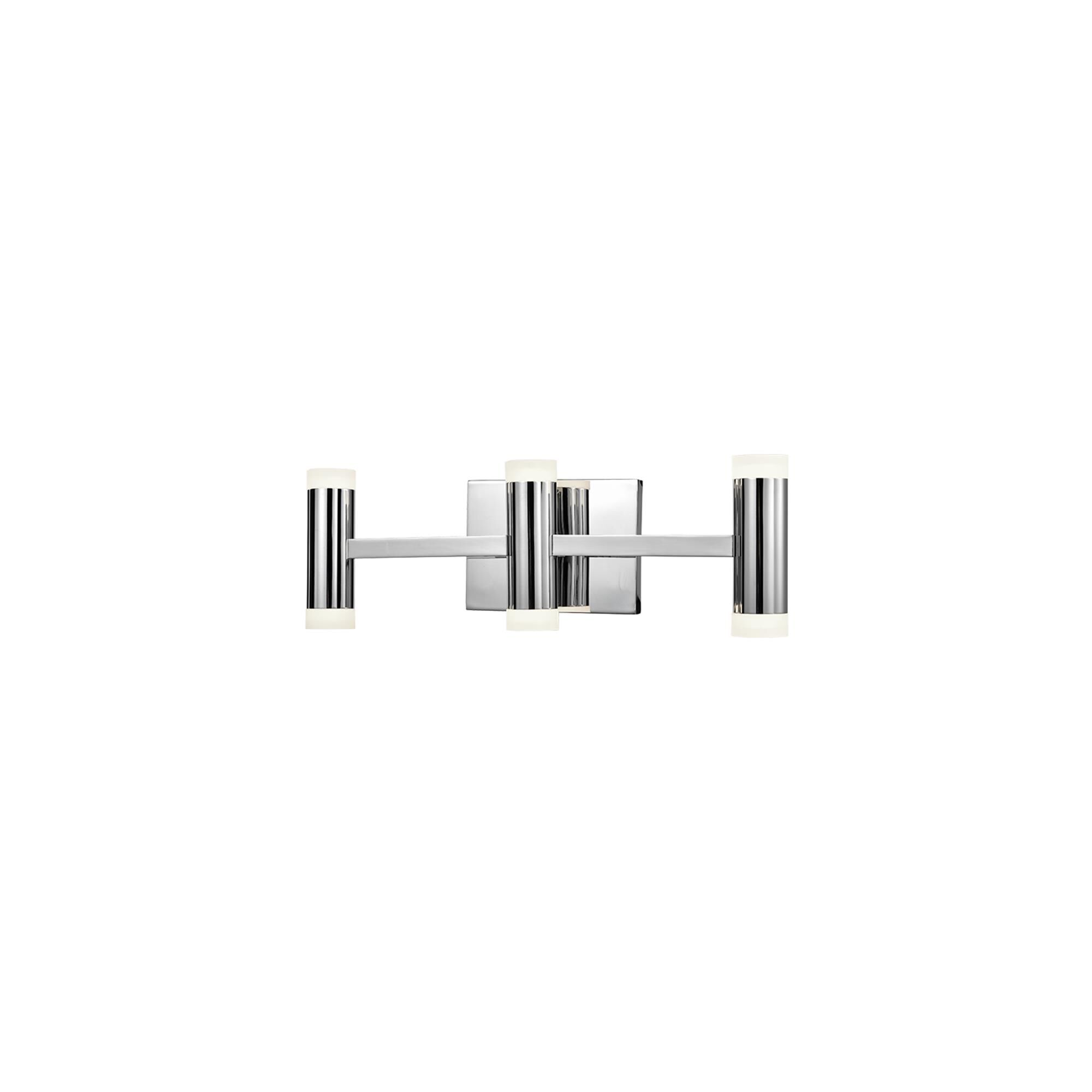 Shown in Chrome finish and Acrylic shade