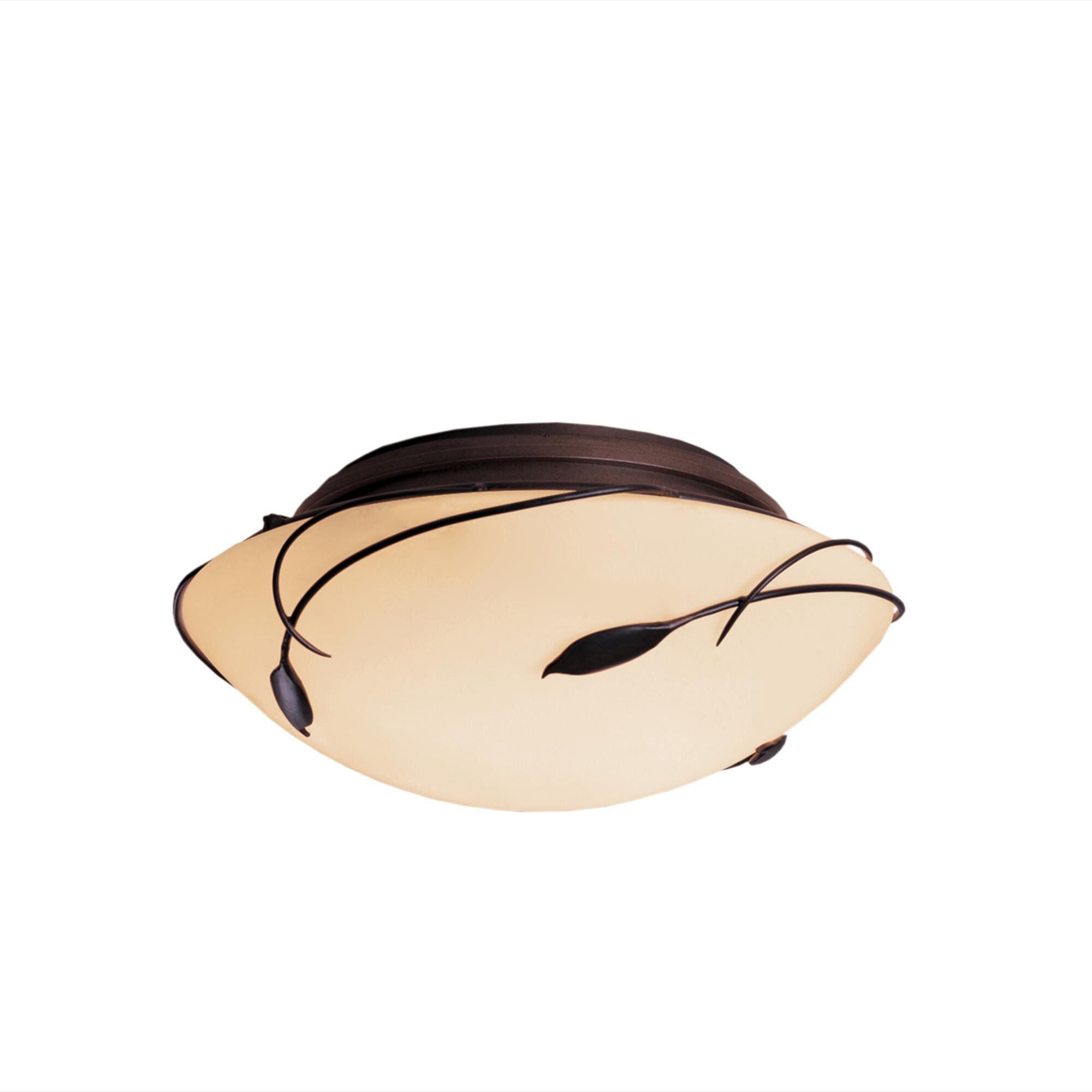 Forged Leaves 13 Inch 2 Light Flush Mount by Hubbardton Forge