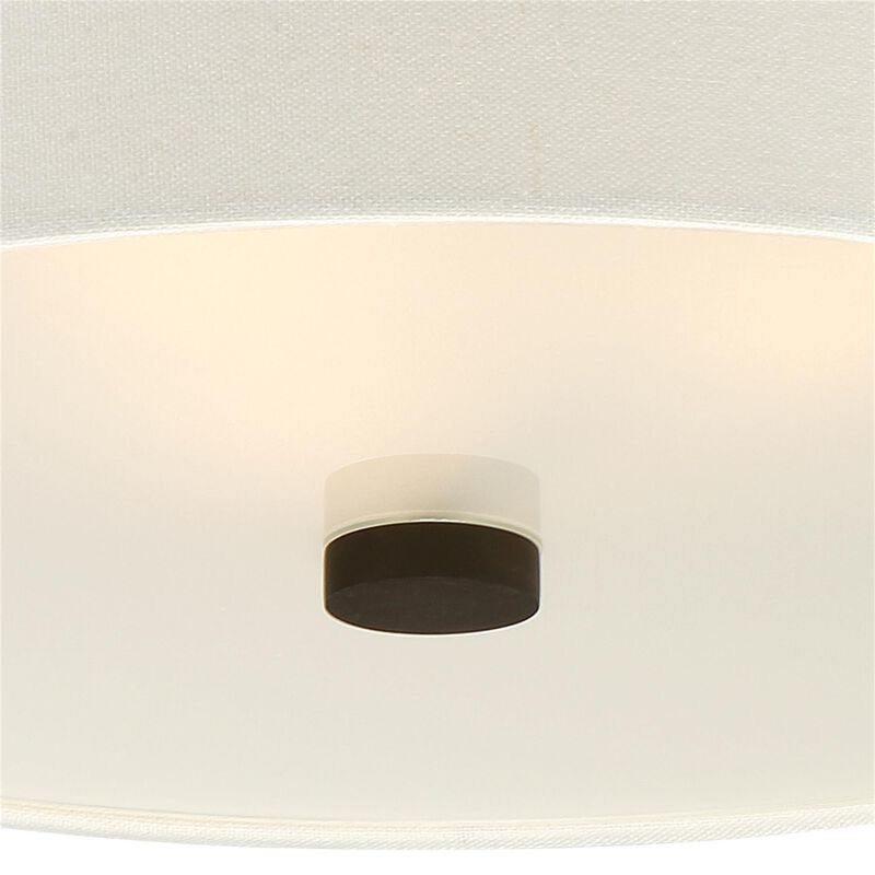 Libby Langdon Grayson 16 Inch 3 Light Flush Mount by Crystorama