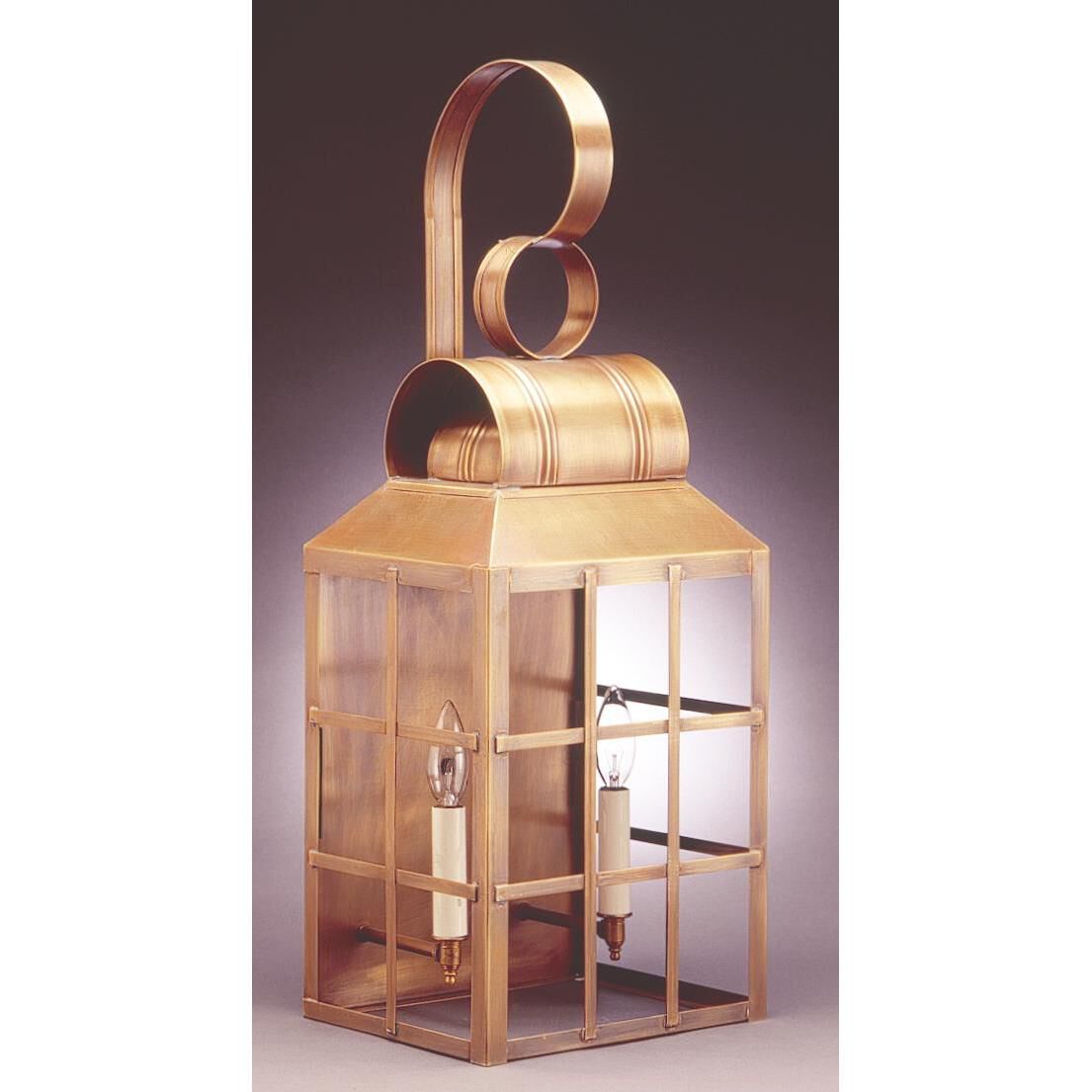 Lynn 25 Inch Tall 2 Light Outdoor Wall Light by Northeast Lantern
