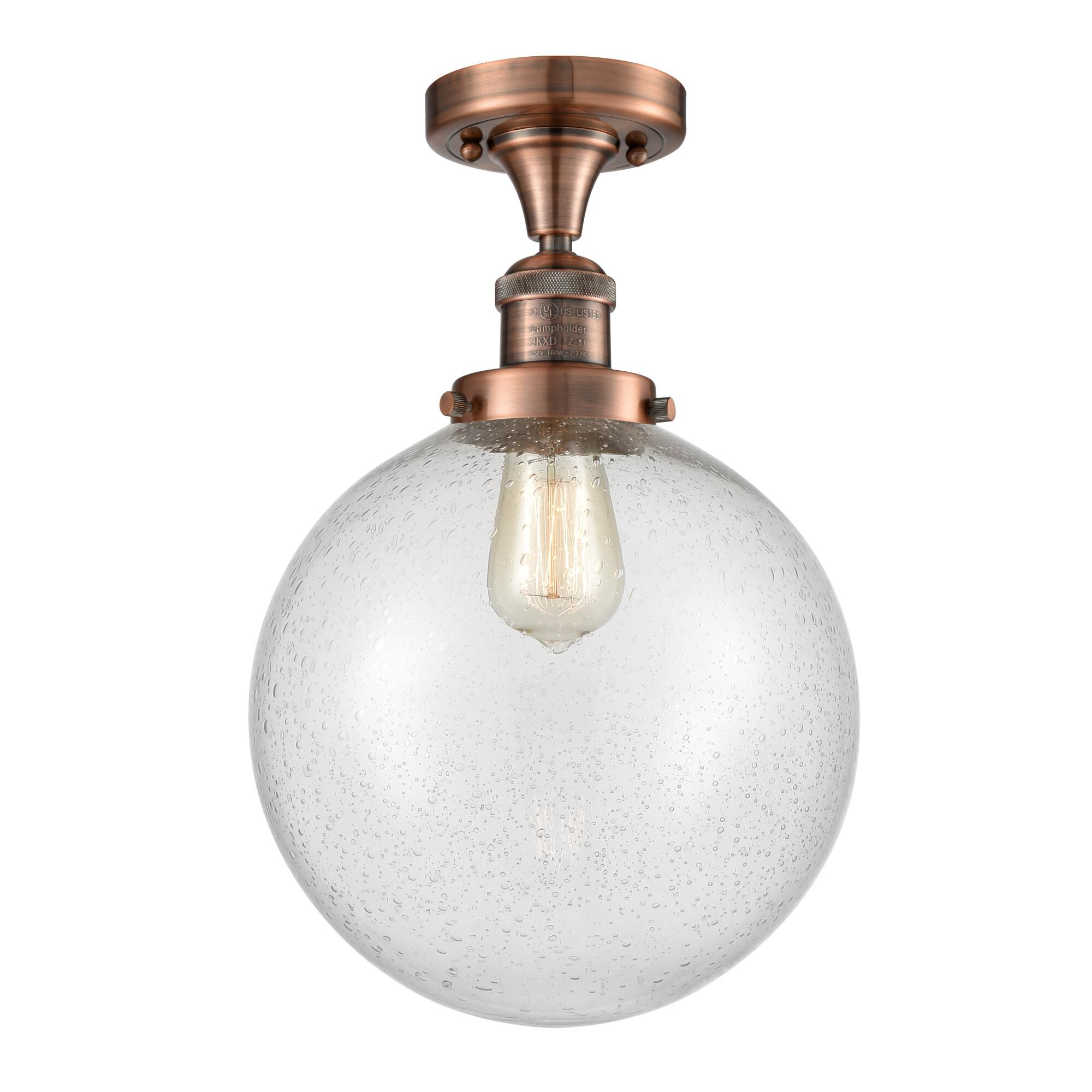 Bruno Marashlian Beacon 10 Inch 1 Light Semi Flush Mount by Innovations Lighting