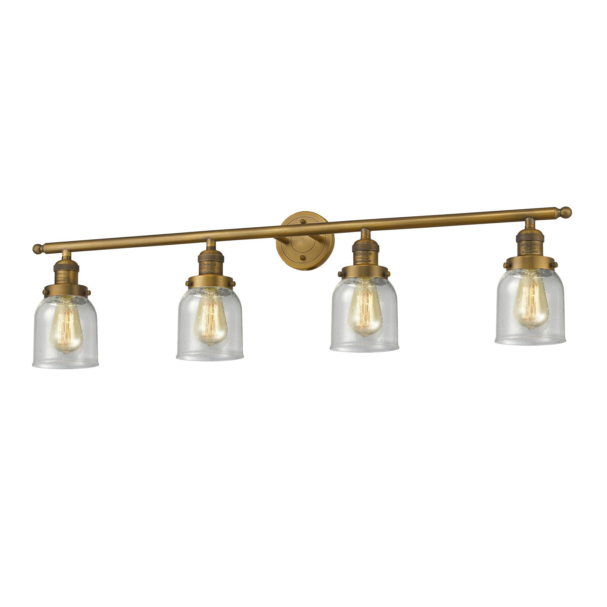 Bruno Marashlian Small Bell 42 Inch 4 Light Bath Vanity Light by Innovations Lighting