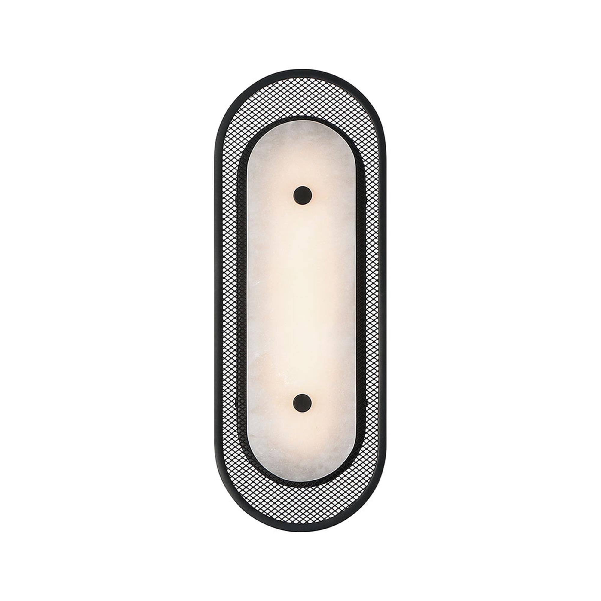 Shown in Black finish and Alabaster glass