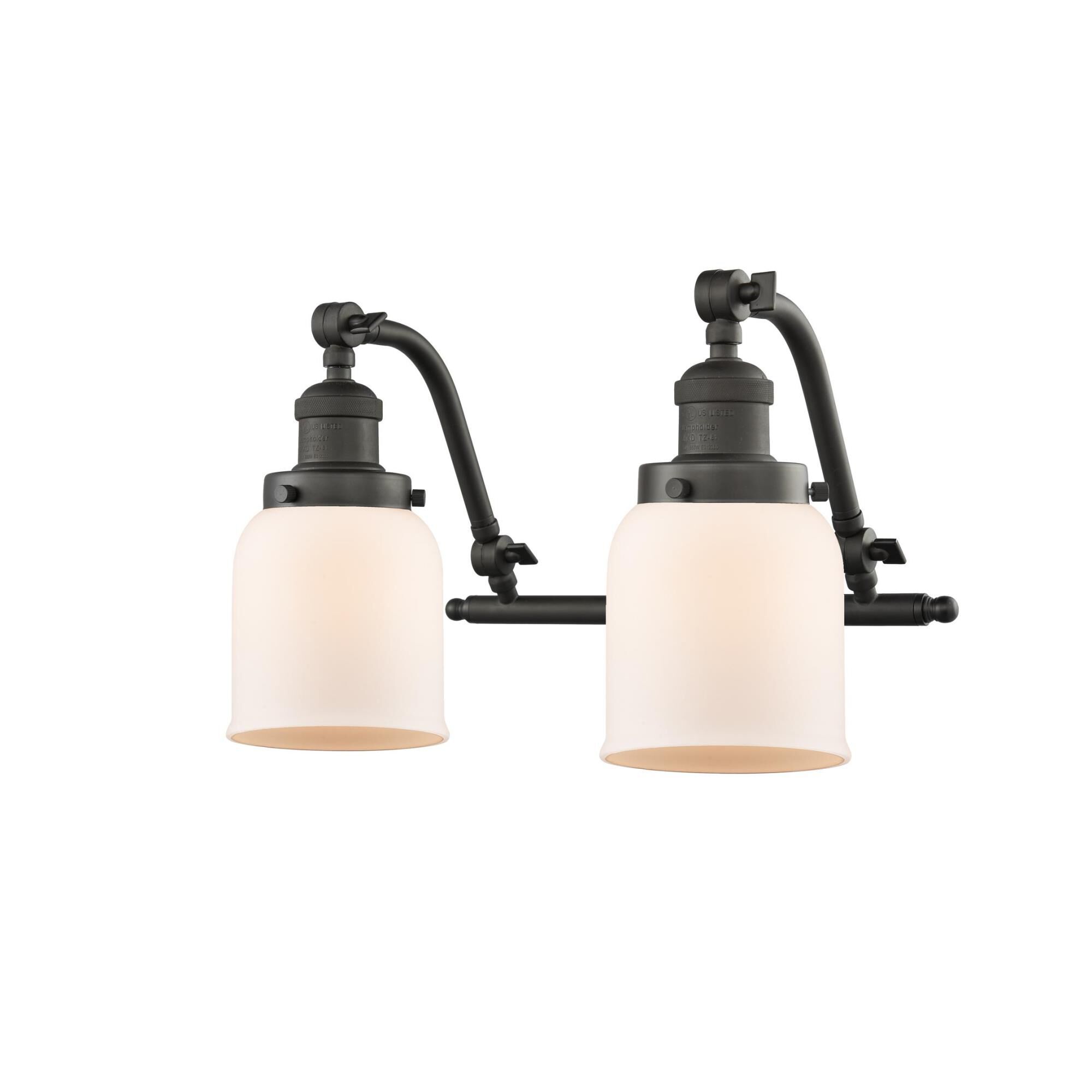 Bruno Marashlian Small Bell 18 Inch 2 Light Bath Vanity Light by Innovations Lighting