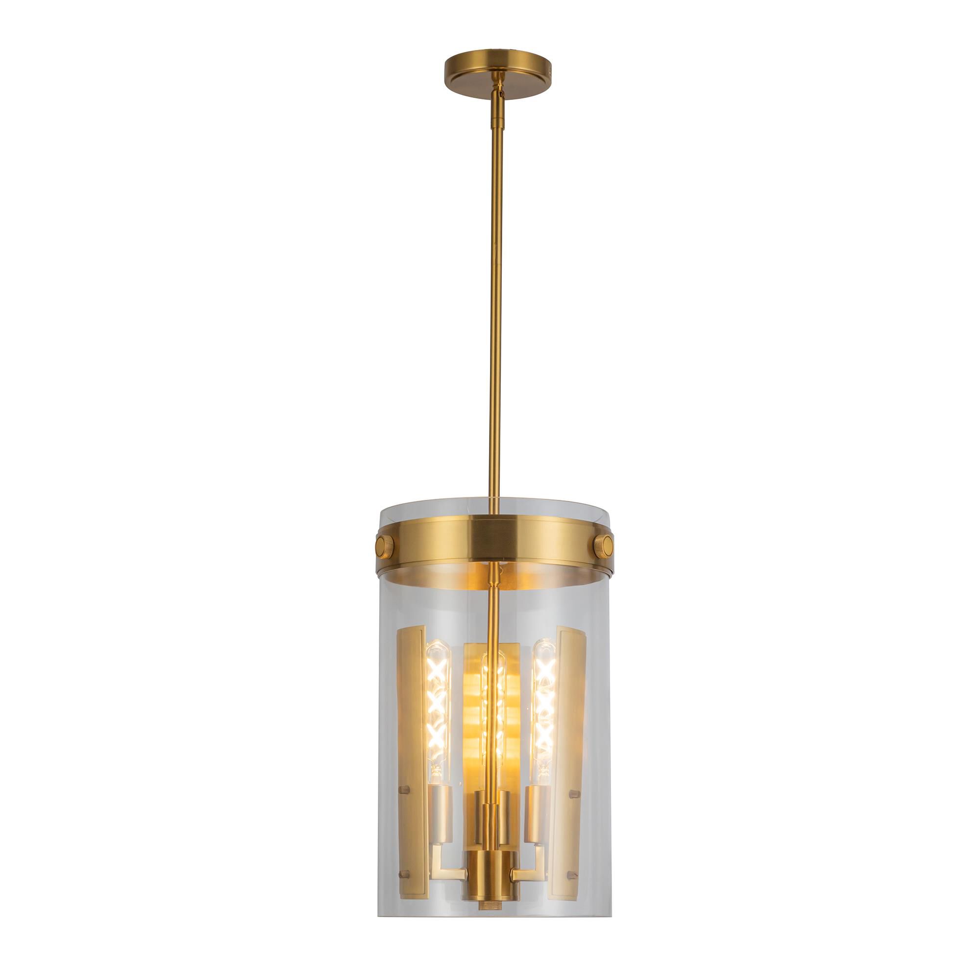 Shown in Brushed Brass finish