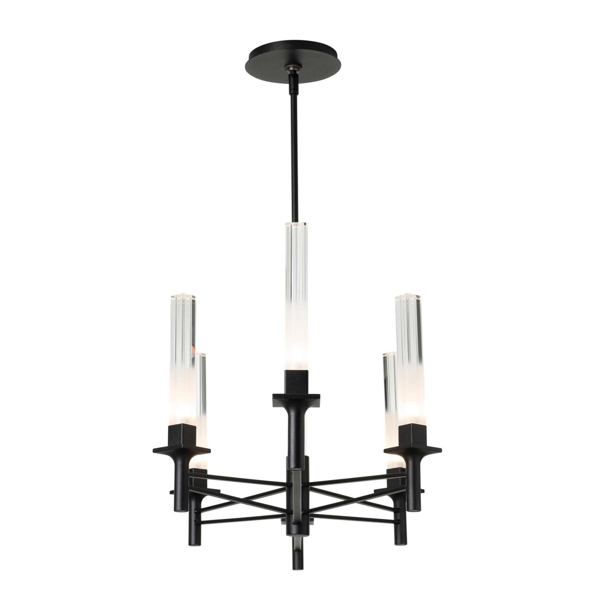 Shown in Black finish and Frosted glass