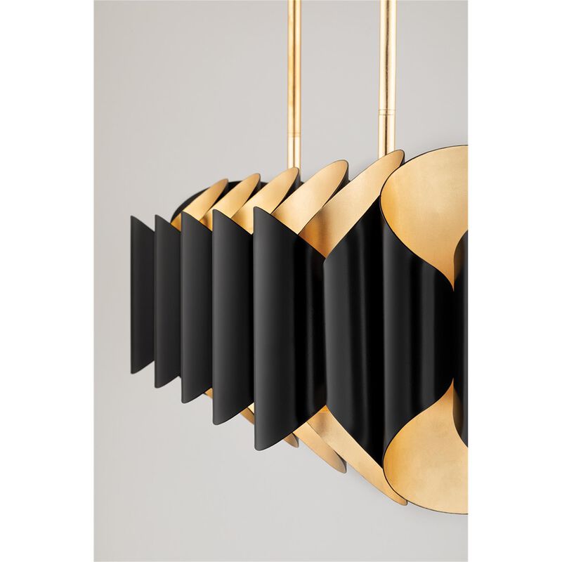 Banks Small Linear Chandelier by Hudson Valley Lighting