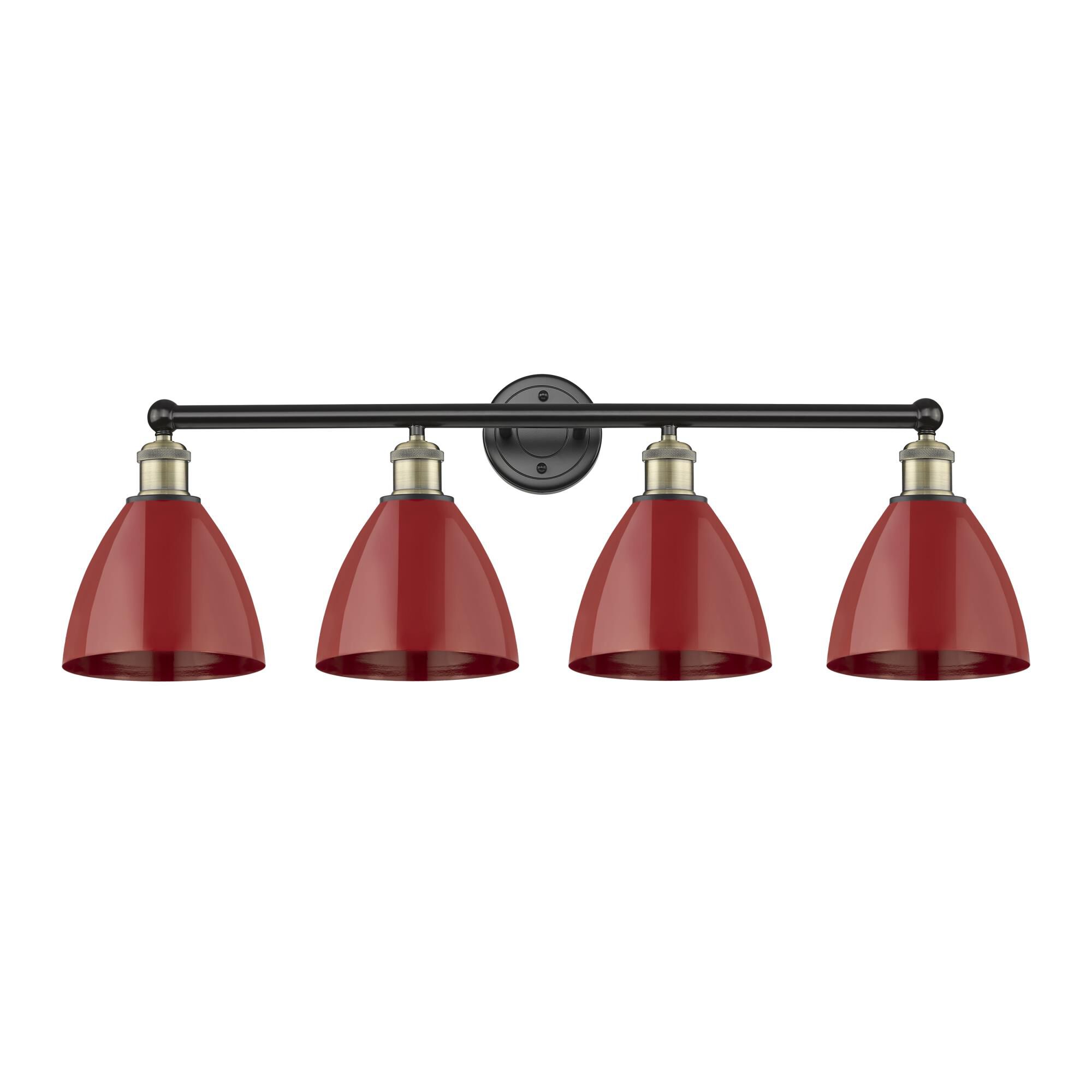 Bruno Marashlian Plymouth Dome 34 Inch 4 Light Bath Vanity Light by Innovations Lighting