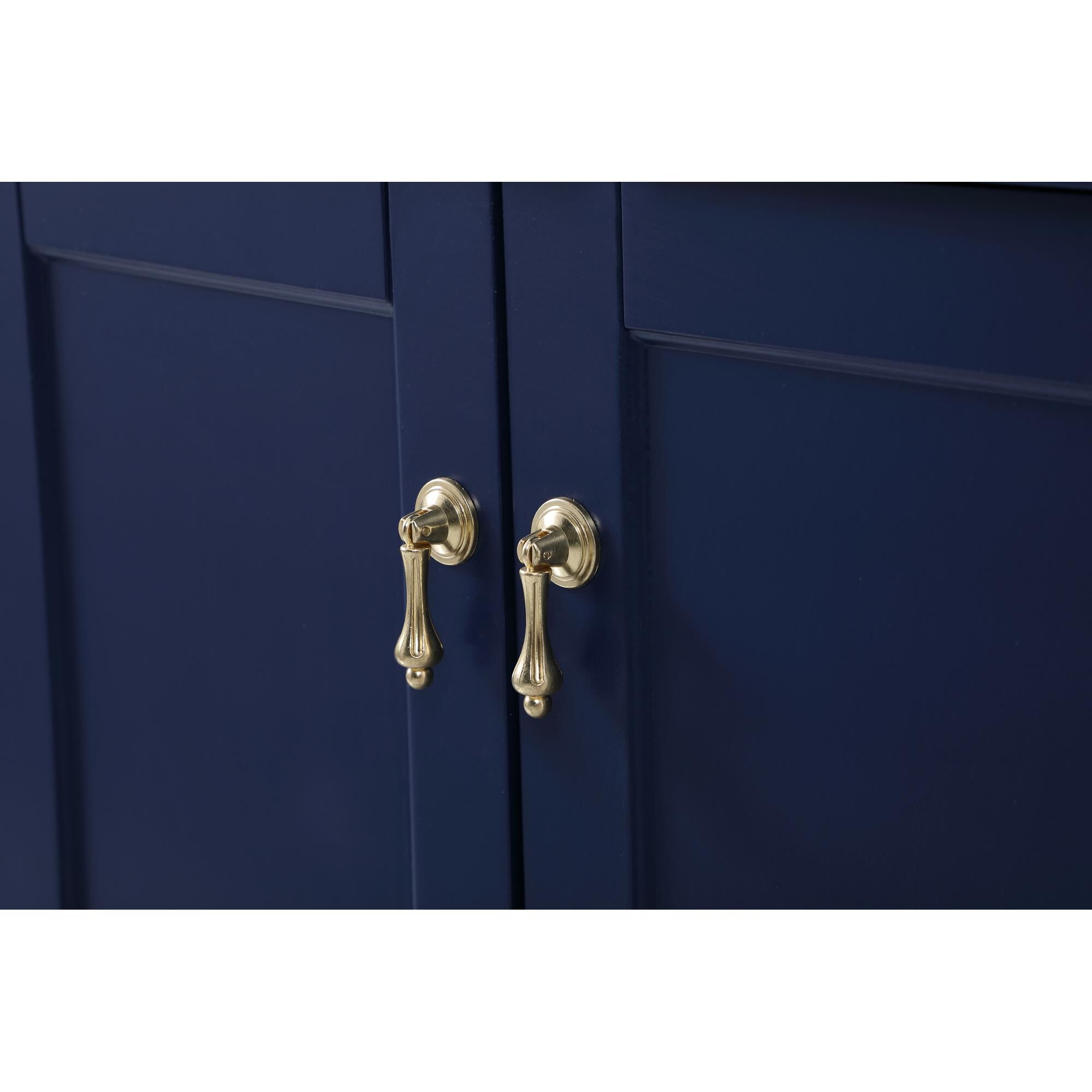 Shown in Blue finish