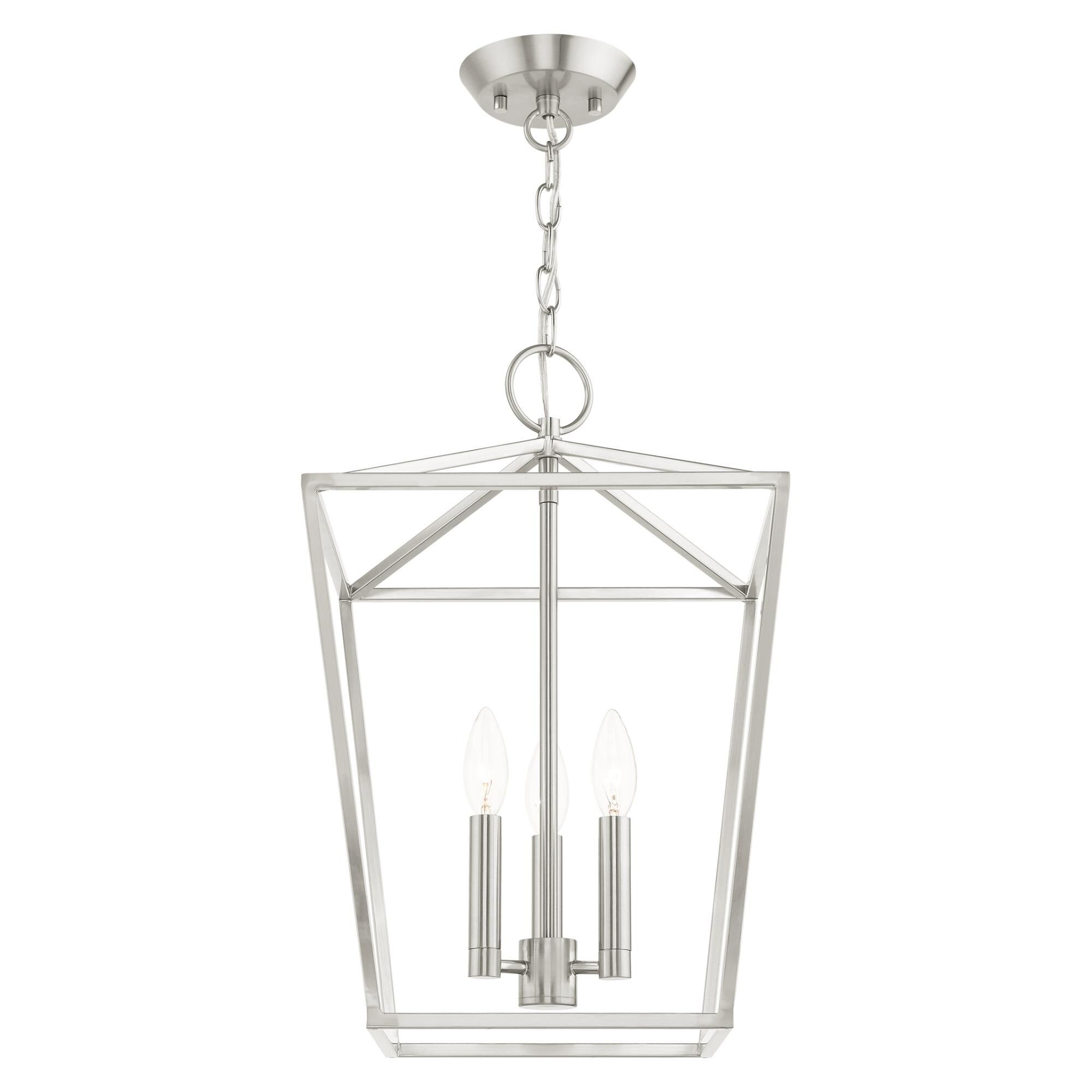 Shown in Antique Brass finish and Brushed Nickel Metal Shade glass and Brushed Nickel Metal shade
