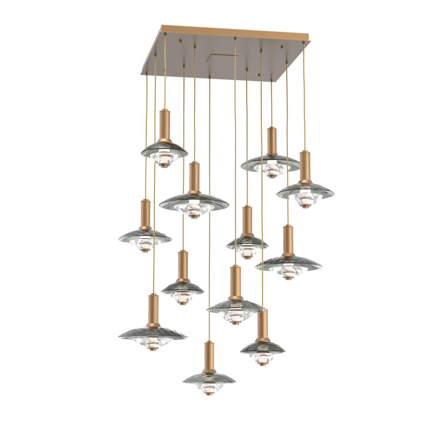 Levi Wilson Cirrus 44 Inch Multi Light Pendant by Hammerton Studio