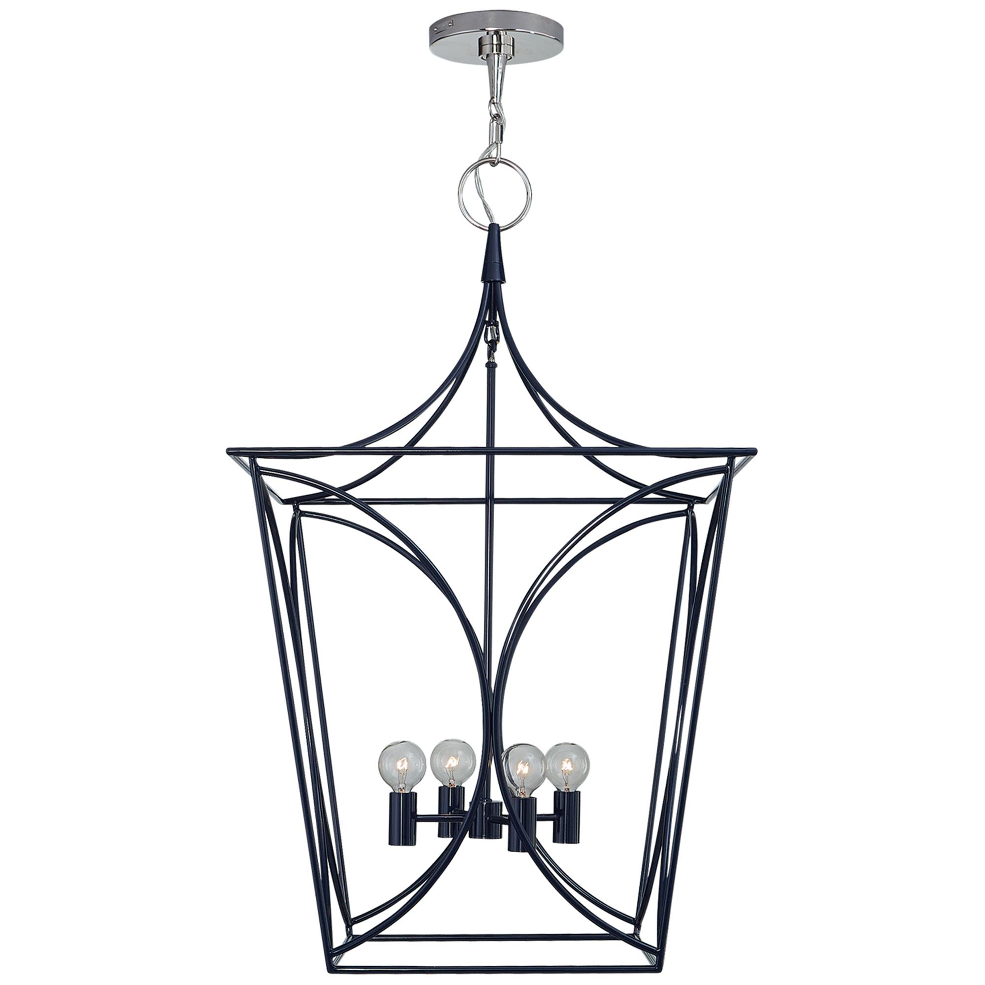 Shown in French Navy and Polished Nickel finish