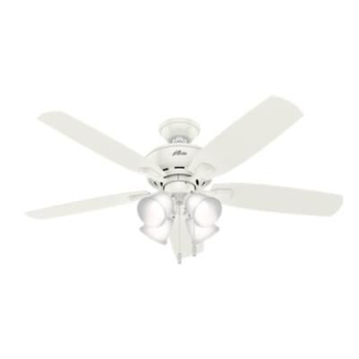 Amberlin 52 Inch Ceiling Fan with Light Kit by Hunter Fan
