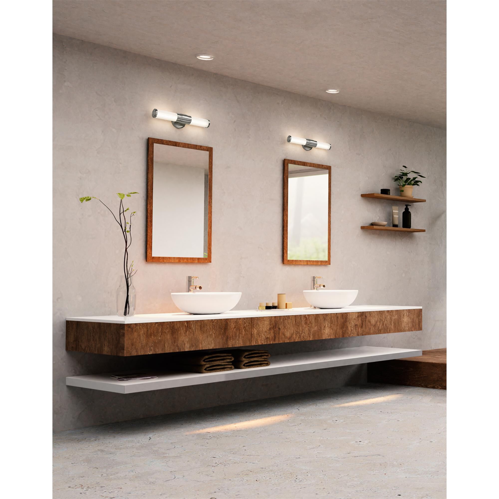 Shown in Brushed Nickel finish and Opal White glass and Opal White shade