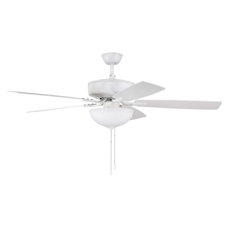 Pro Plus 52 Inch Ceiling Fan with Light Kit by Craftmade