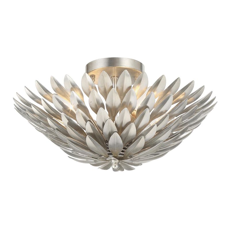 Broche 16 Inch 4 Light Semi Flush Mount by Crystorama