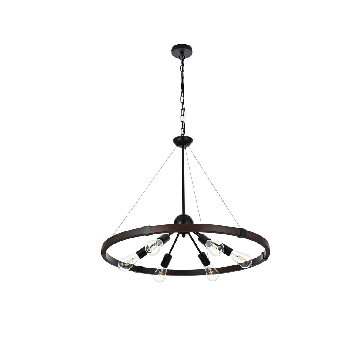 Thora 32 Inch Chandelier by Elegant Lighting