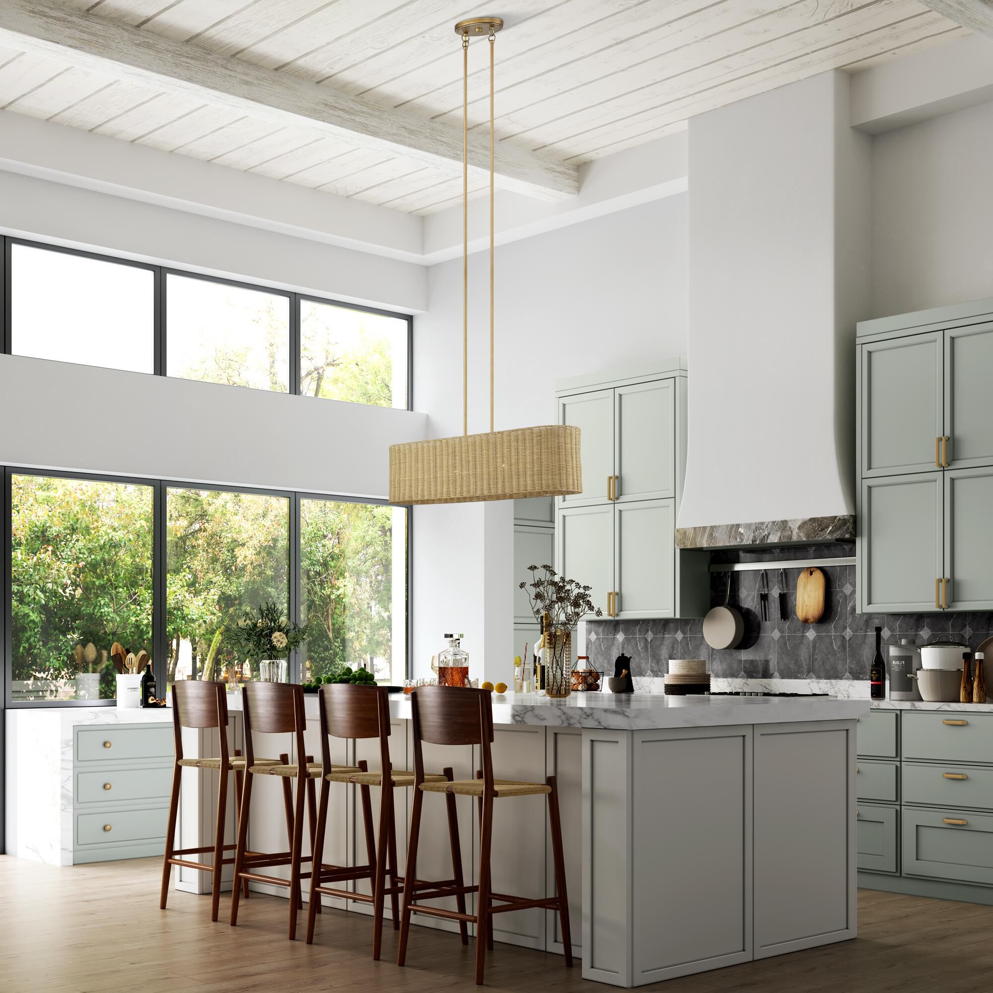 Weavington 36 Inch Linear Suspension Light by Livex Lighting