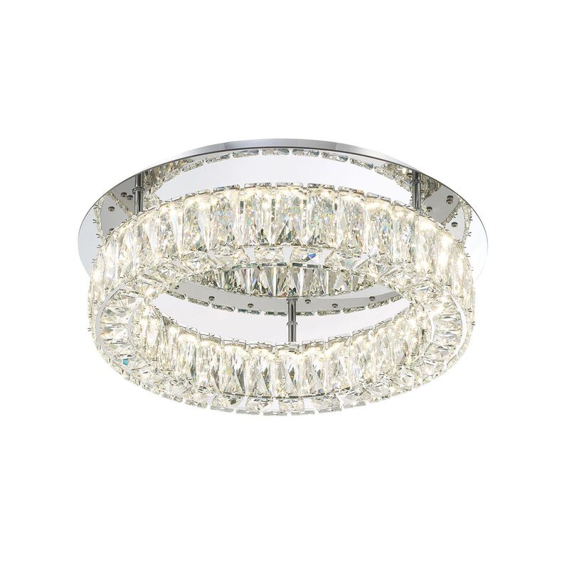Kinsley 18 Inch Flush Mount by Crystorama