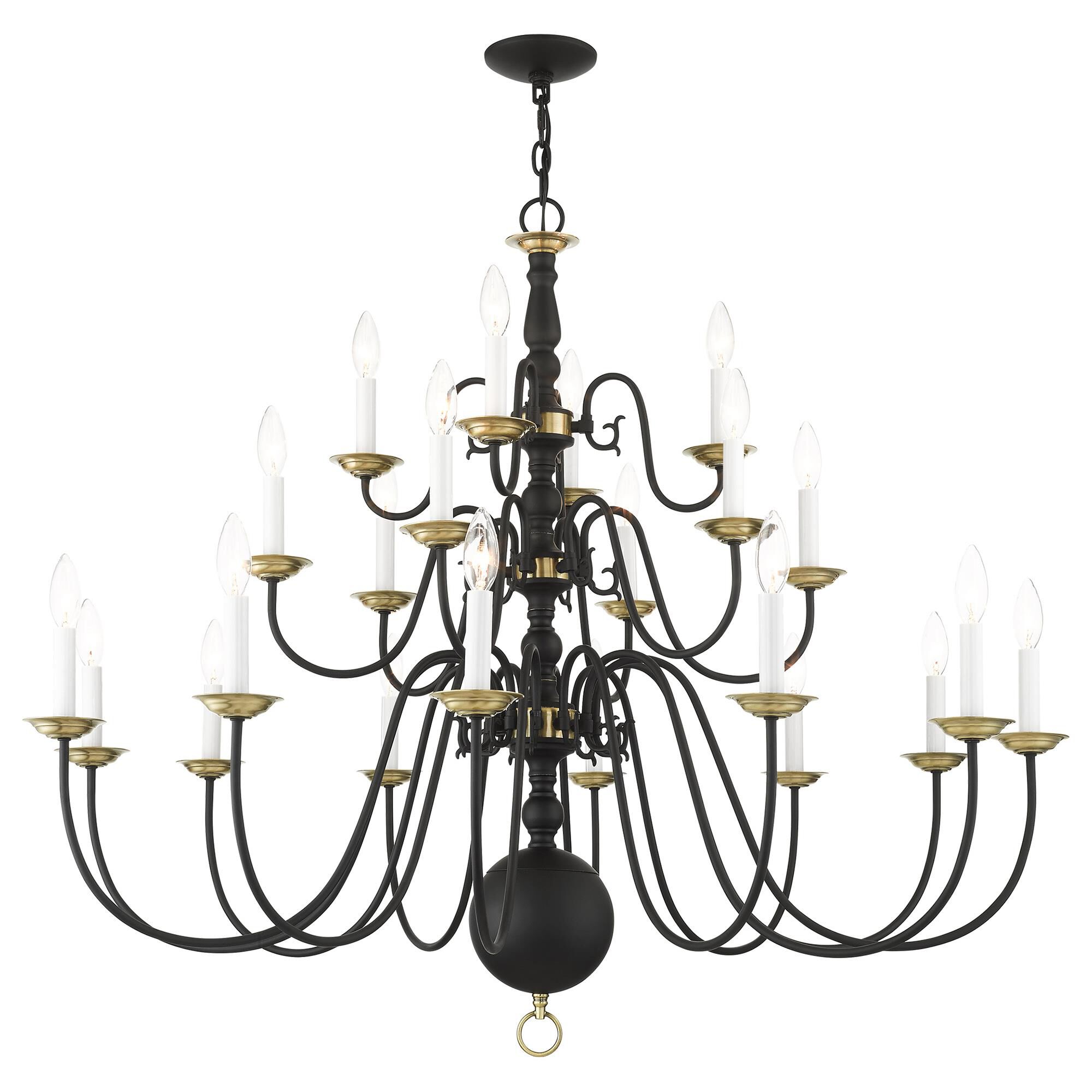 Williamsburg 22 Light Chandelier by Livex Lighting