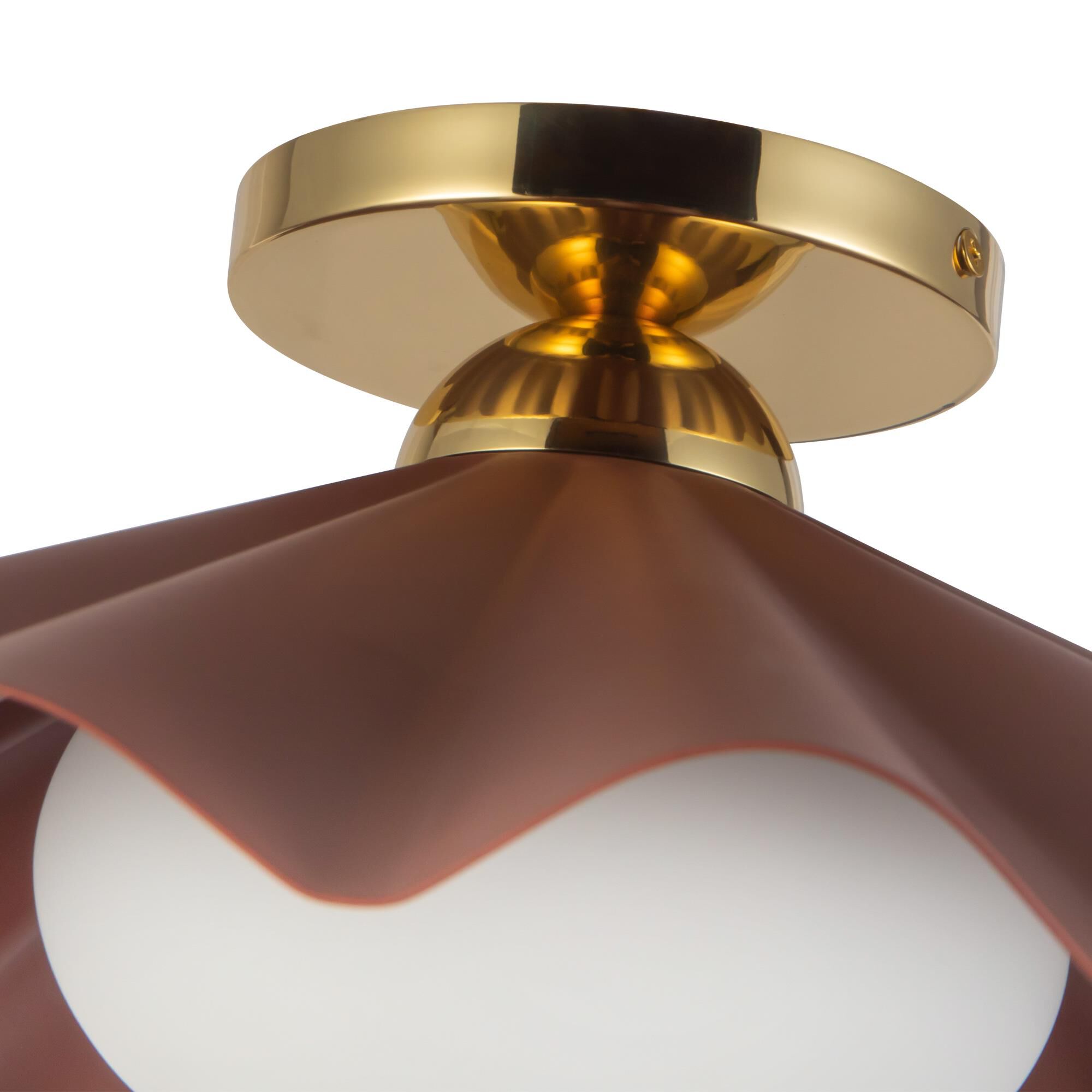 Jason Koharik Furrow 16 Inch Semi Flush Mount by Alora Lighting