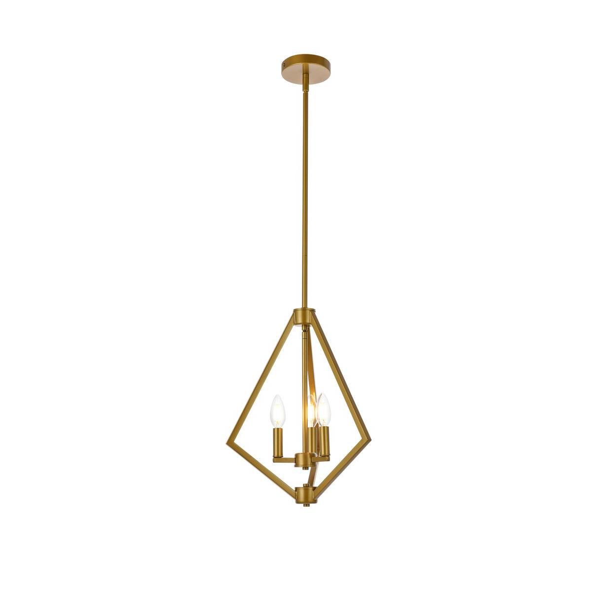 Irina 14 Inch Cage Pendant by Elegant Lighting
