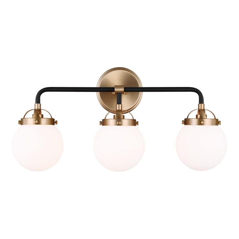 Cafe 22 Inch 3 Light Bath Vanity Light by Visual Comfort Studio