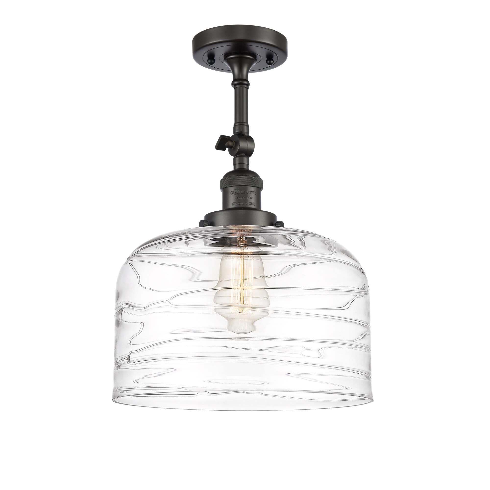 Bruno Marashlian Bell 12 Inch 1 Light Semi Flush Mount by Innovations Lighting