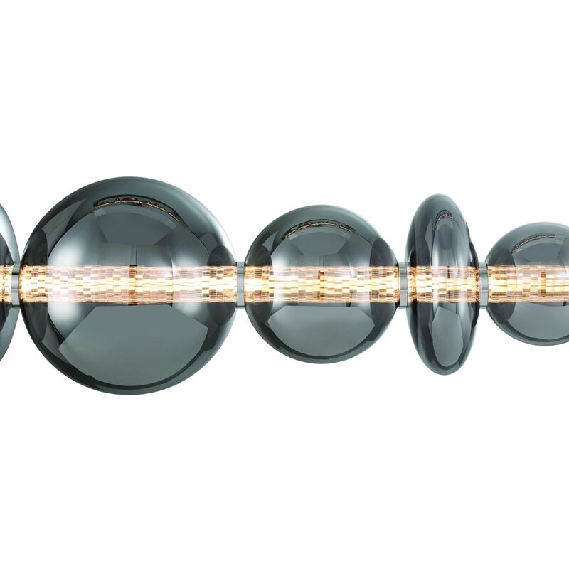 Atomo Large Linear Chandelier by Eurofase Lighting