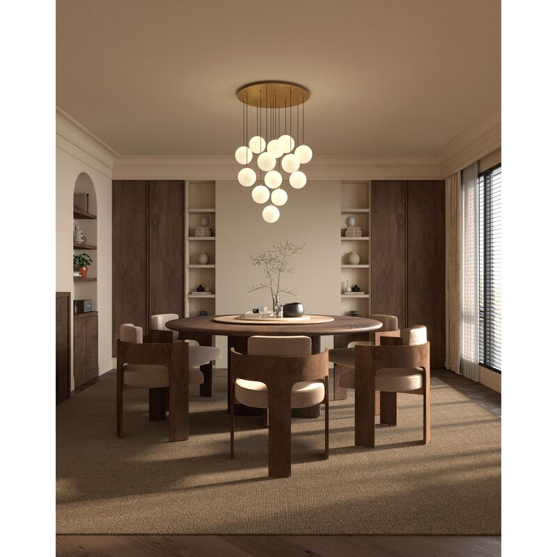 Bolla 25 Inch Multi Light Pendant by Kuzco Lighting
