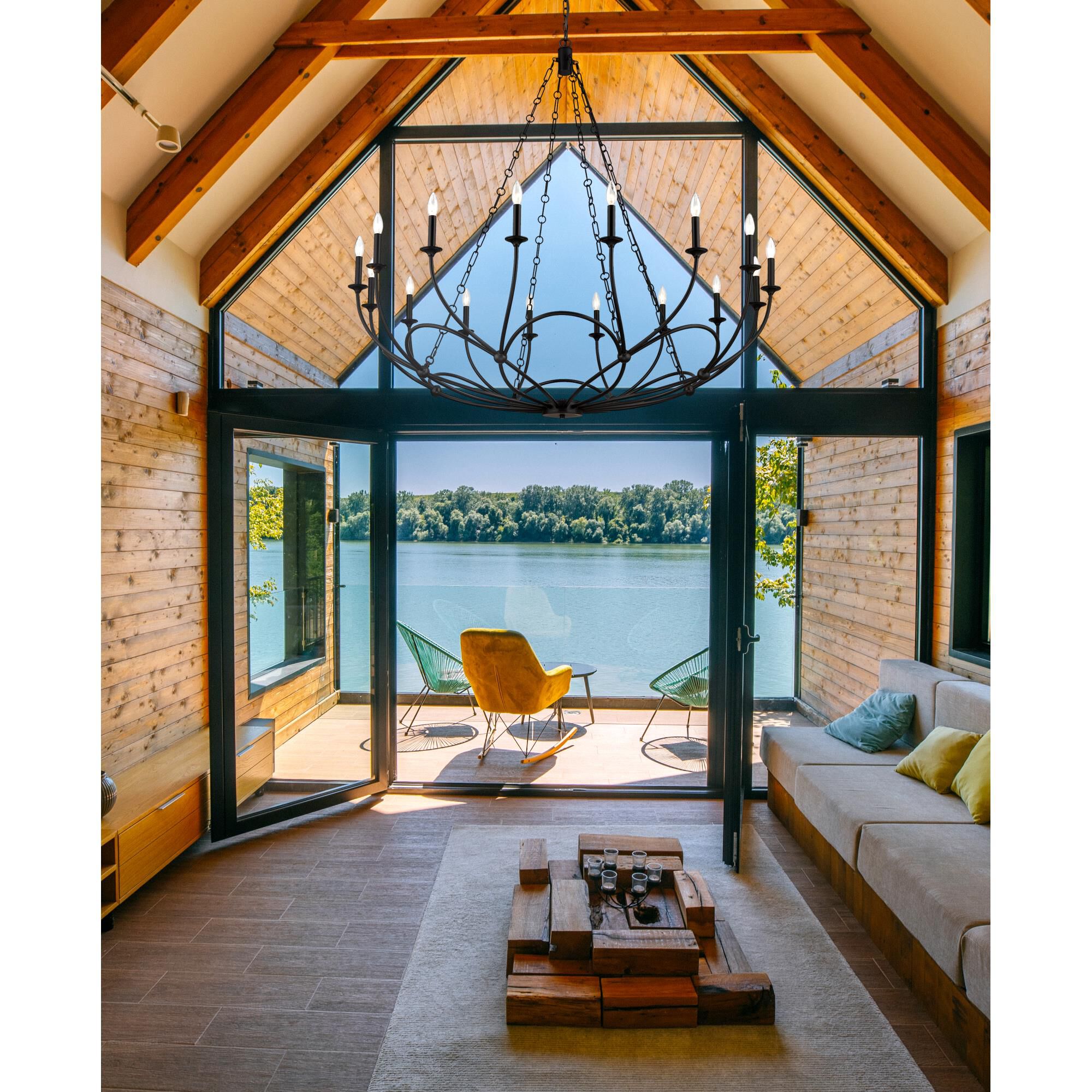 Arabella 55 Inch 16 Light Chandelier by Z-Lite