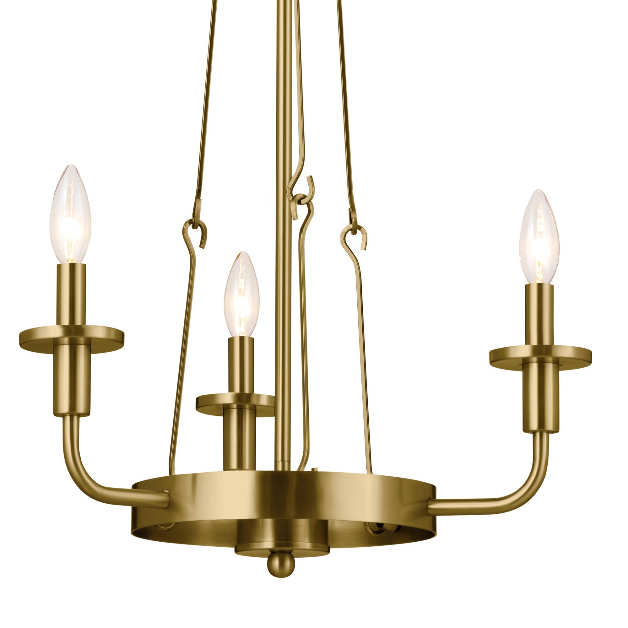 Shown in Natural Brass finish and Opal glass
