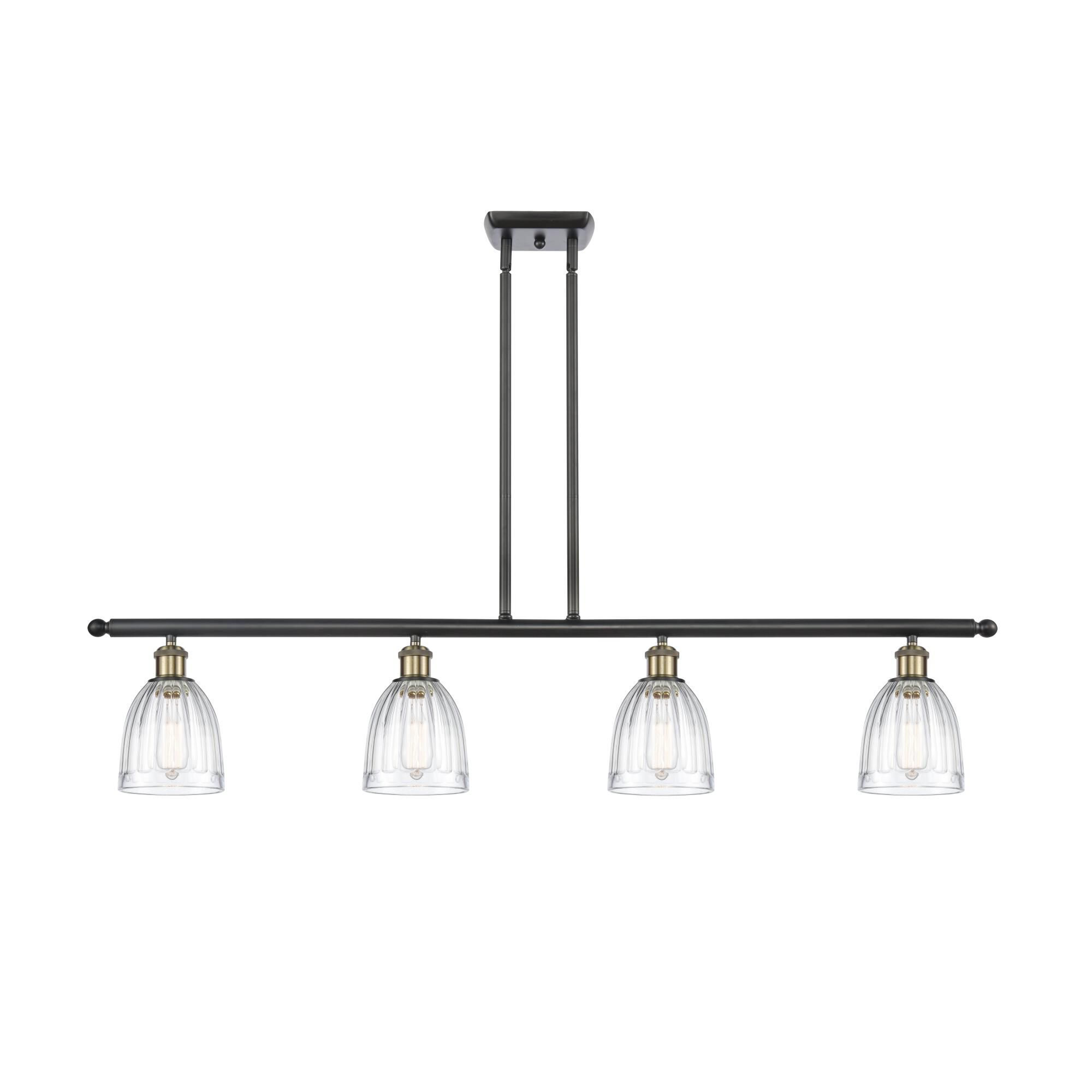 Bruno Marashlian Brookfield 48 Inch 4 Light Linear Suspension Light by Innovations Lighting