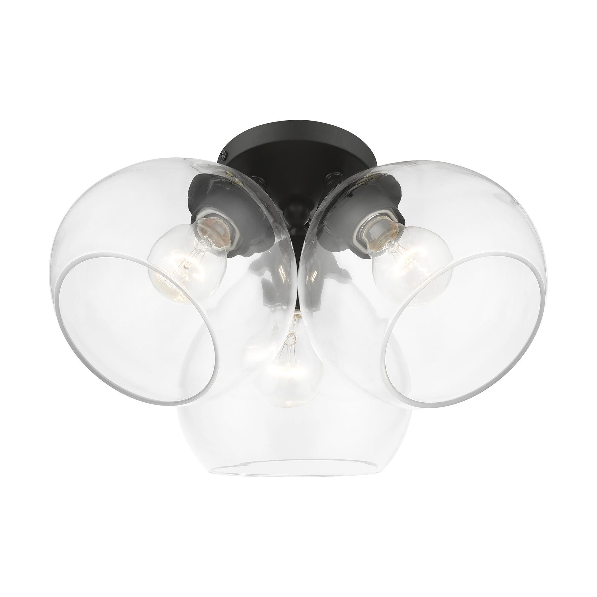 Catania 16 Inch 3 Light Semi Flush Mount by Livex Lighting