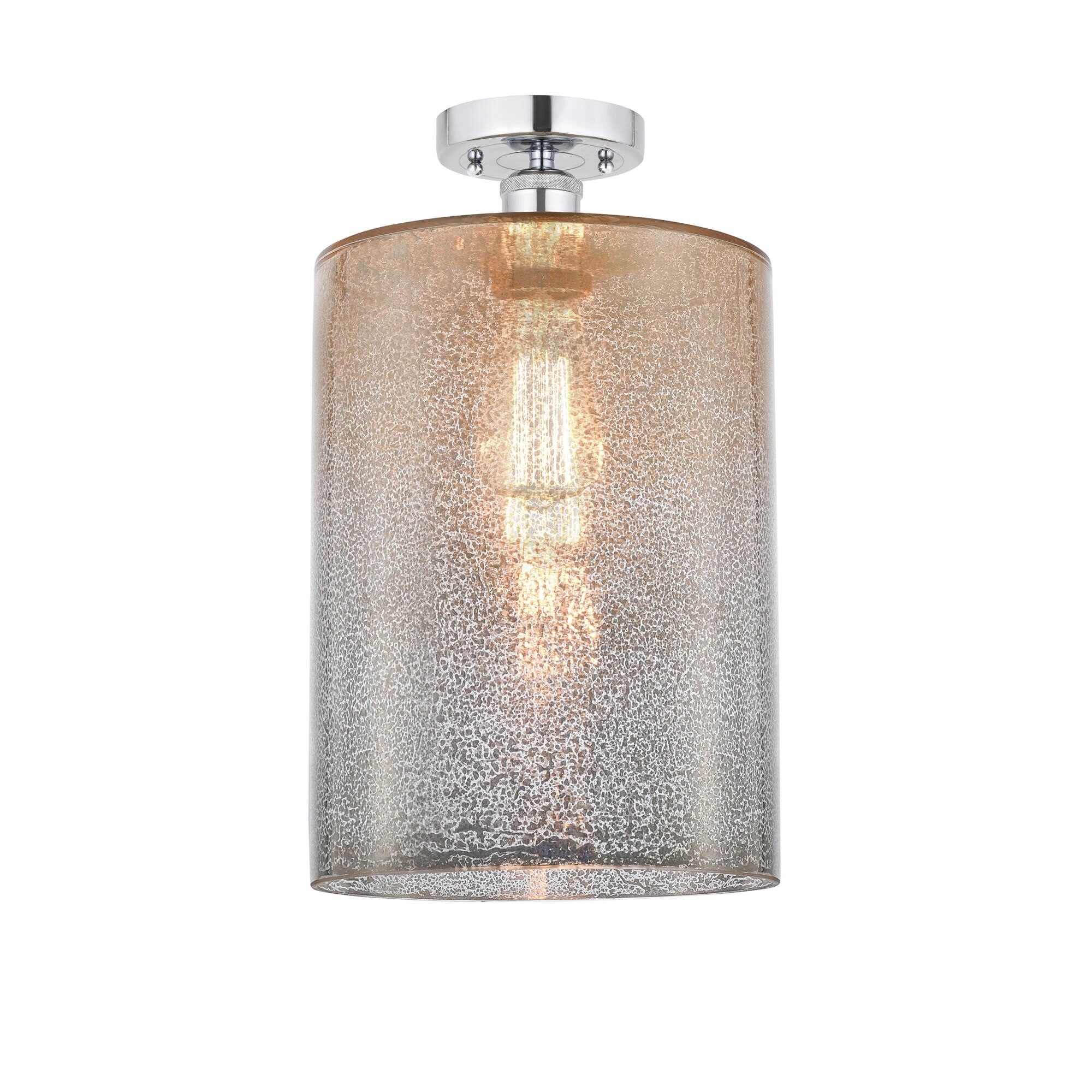 Shown in Polished Chrome finish and Mercury glass