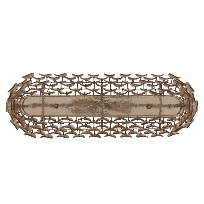 Uroko Medium Linear Chandelier by Kalco
