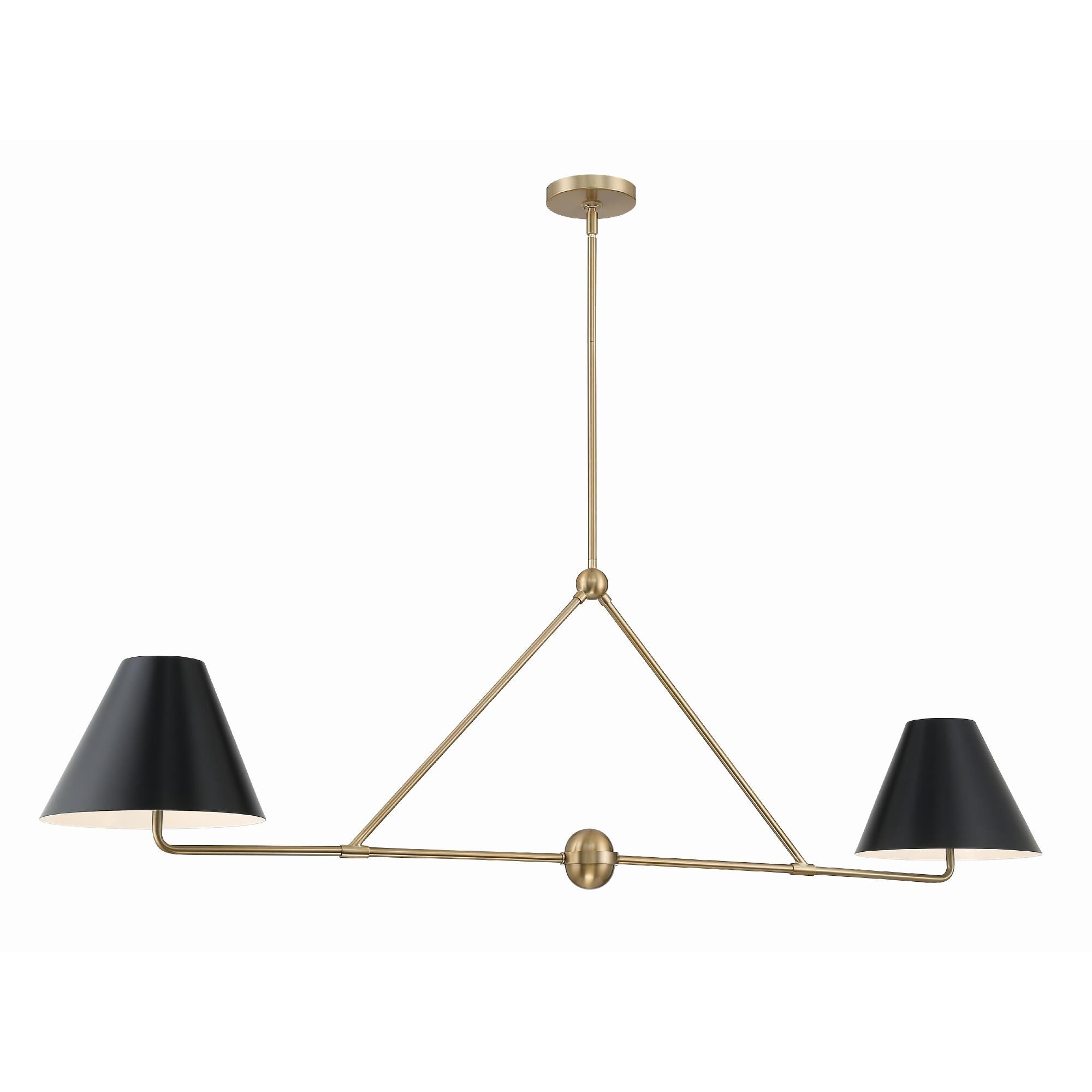 Xavier 54 Inch 4 Light Linear Suspension Light by Crystorama