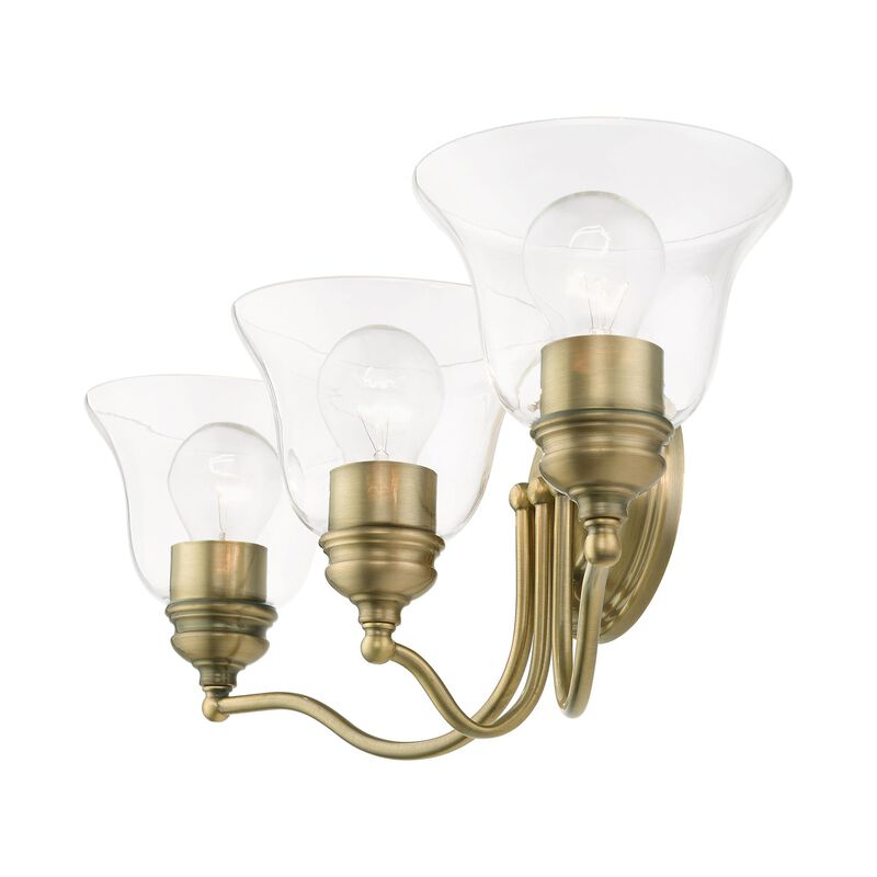 Moreland 24 Inch 3 Light Bath Vanity Light by Livex Lighting